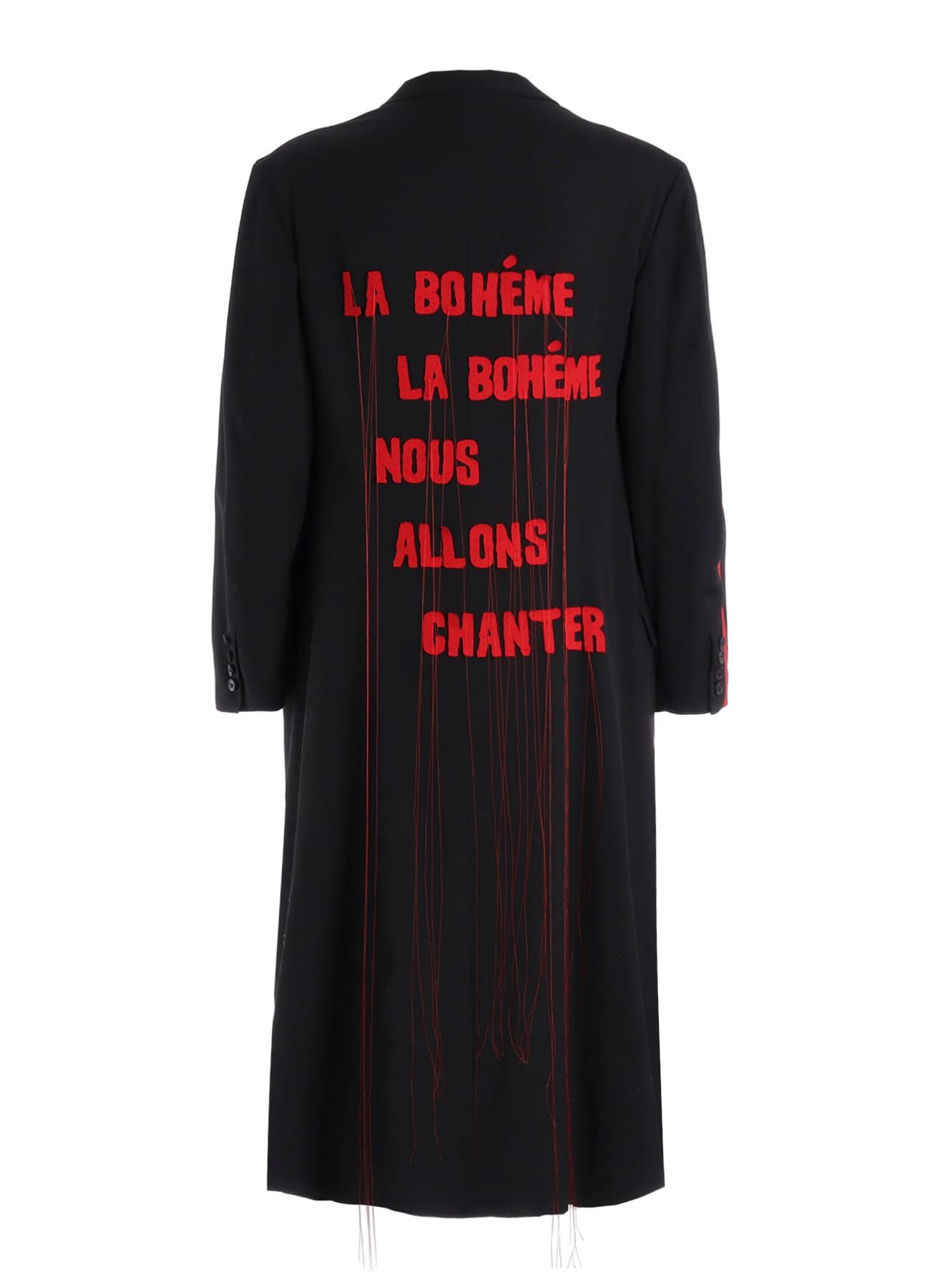 RED LINE  MESSAGE LONG JACKET