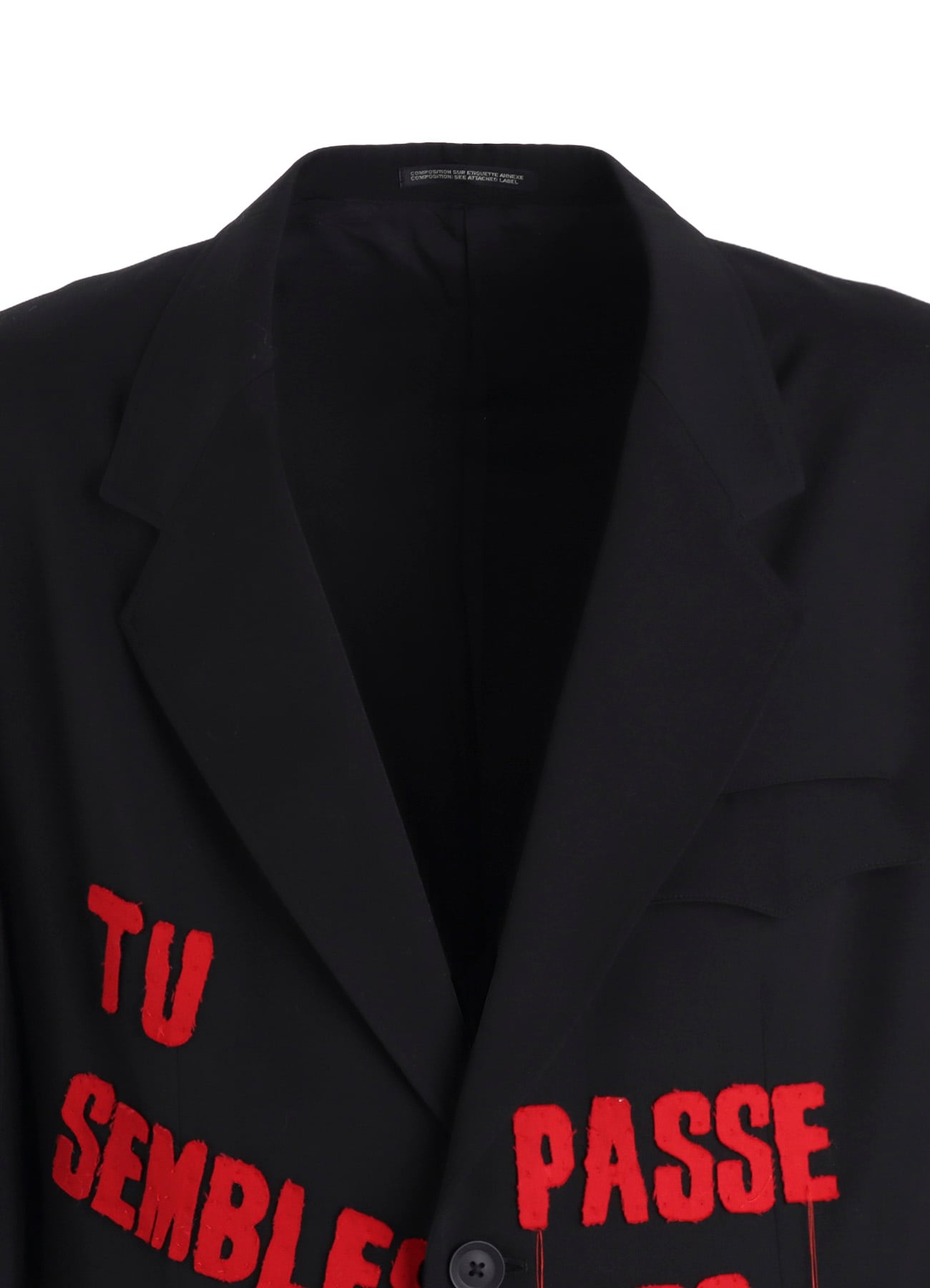 RED LINE  MESSAGE LONG JACKET