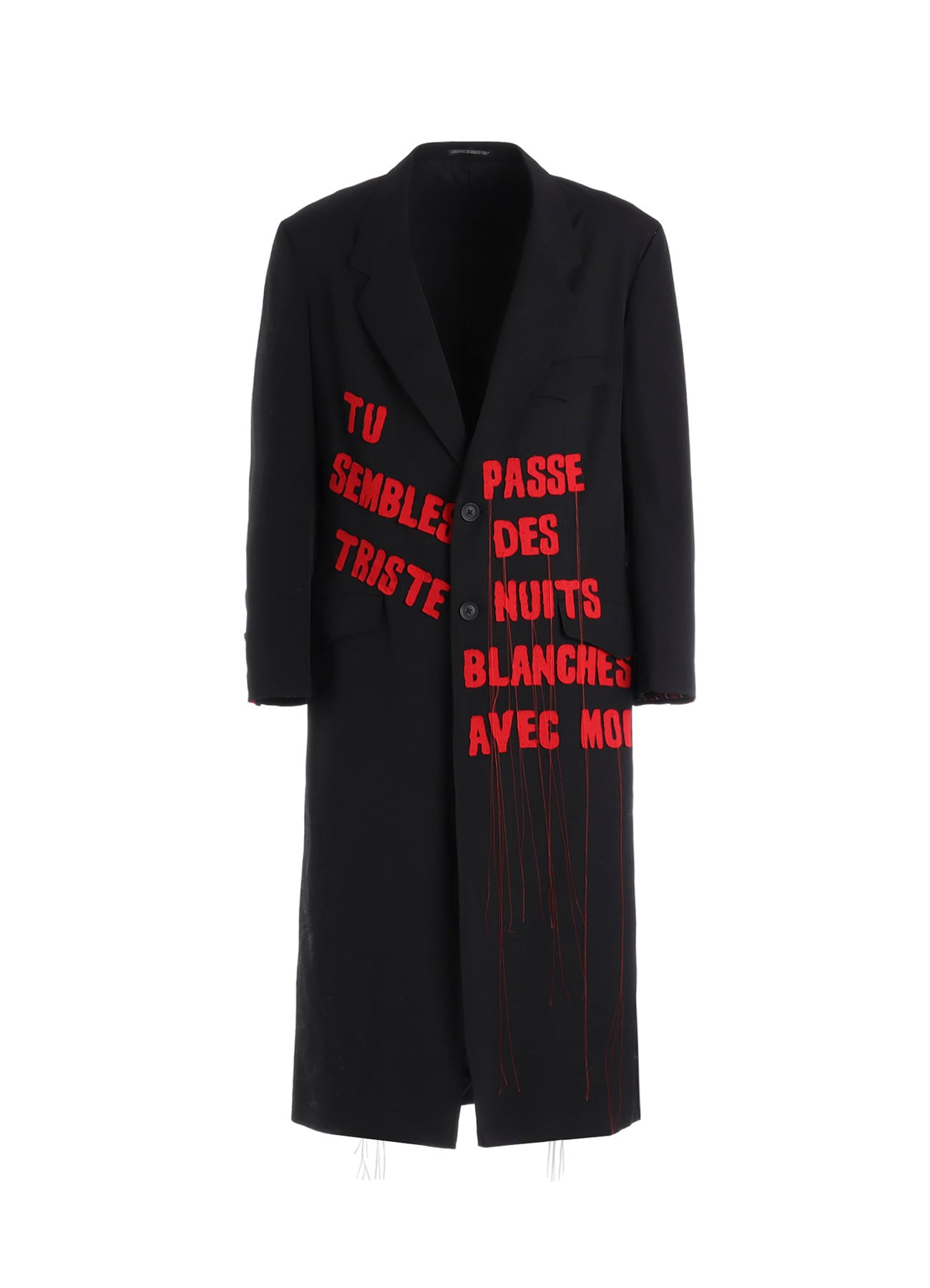 RED LINE  MESSAGE LONG JACKET