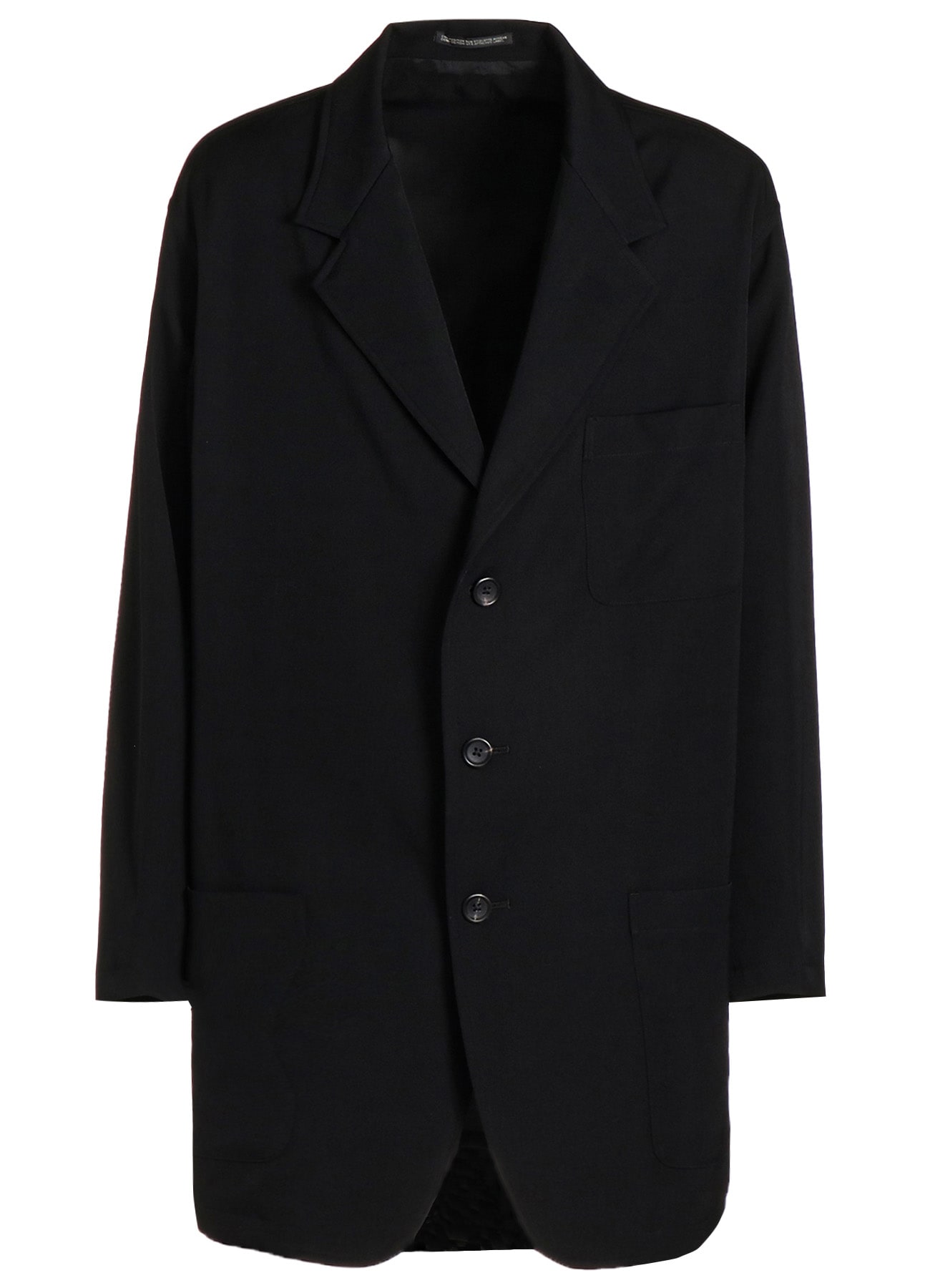 WOOL GABARDINE BLOUSON TAILORED JACKET