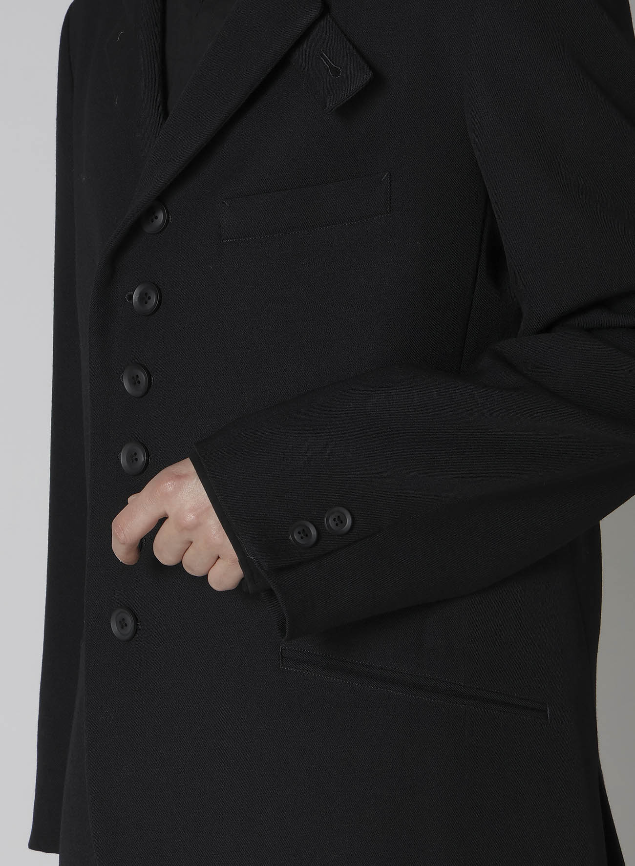 ARMY GABARDINE HOODED TAB JACKET