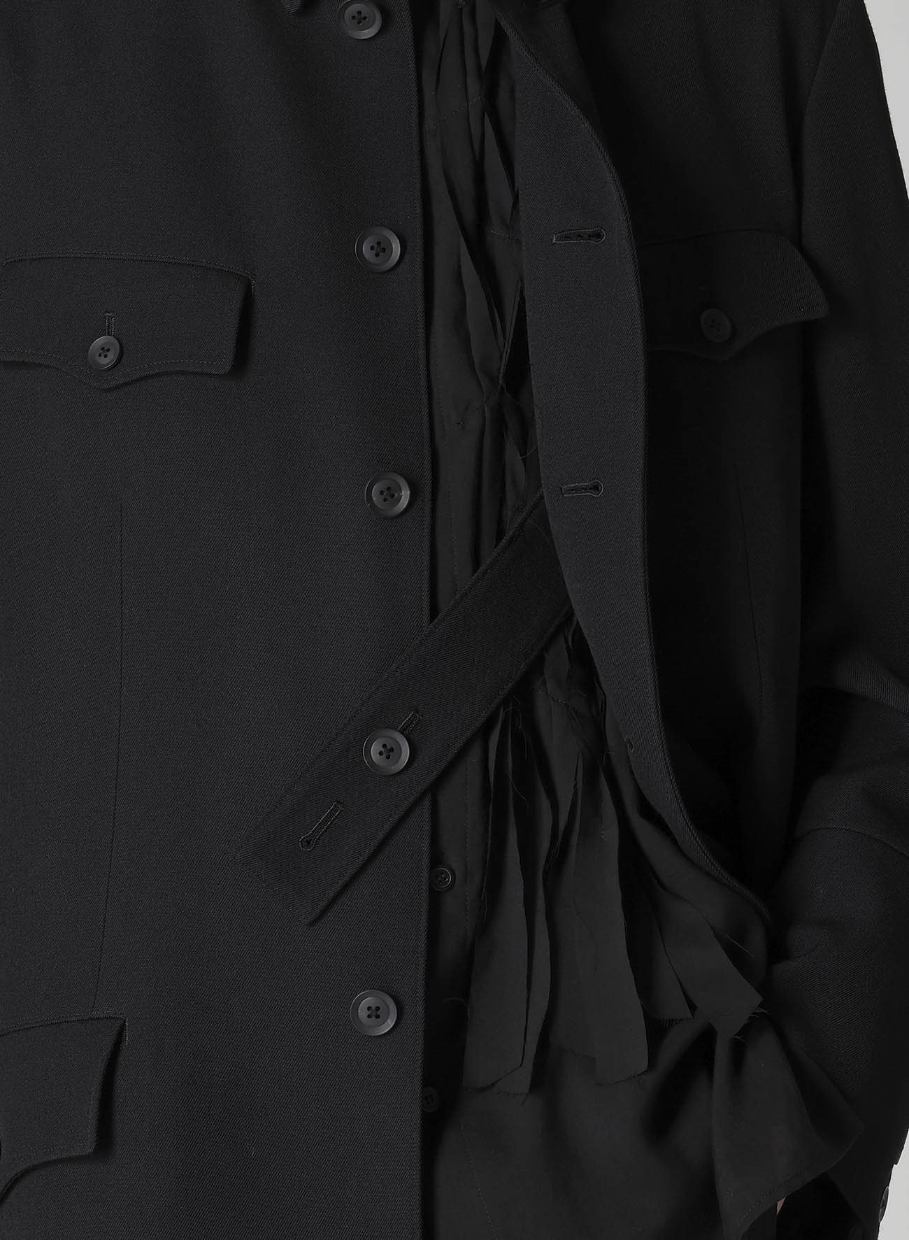 【10/16 10:00 Release】ARMY GABARDINE BACK BOX PLEATS JACKET