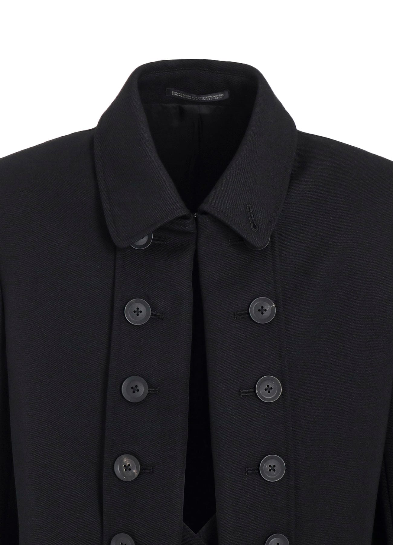 ARMY GABARDINE NAPOLEON LONG JACKET