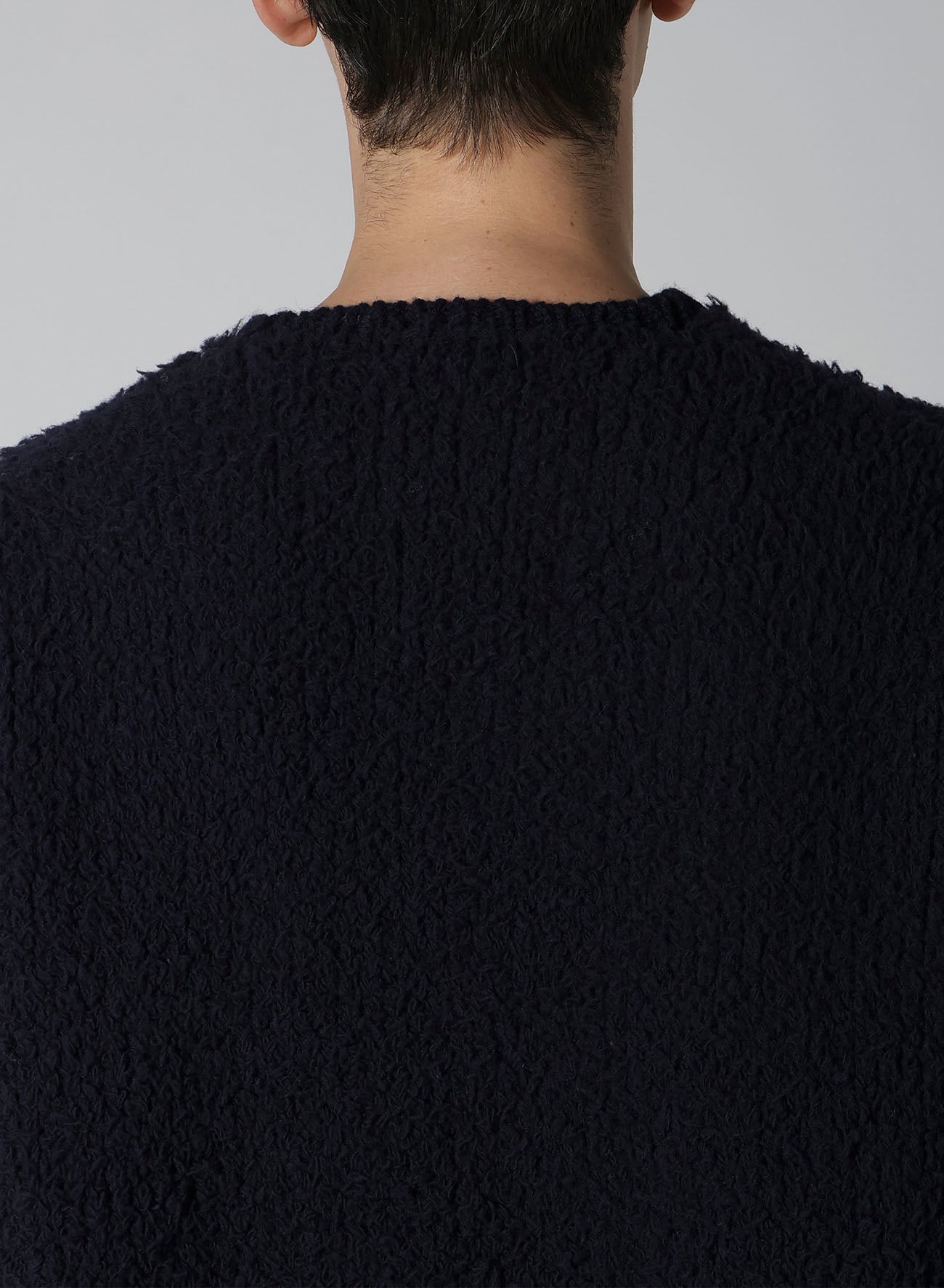 3G JERSEY NOTCH NECK SIDE RIB KNIT