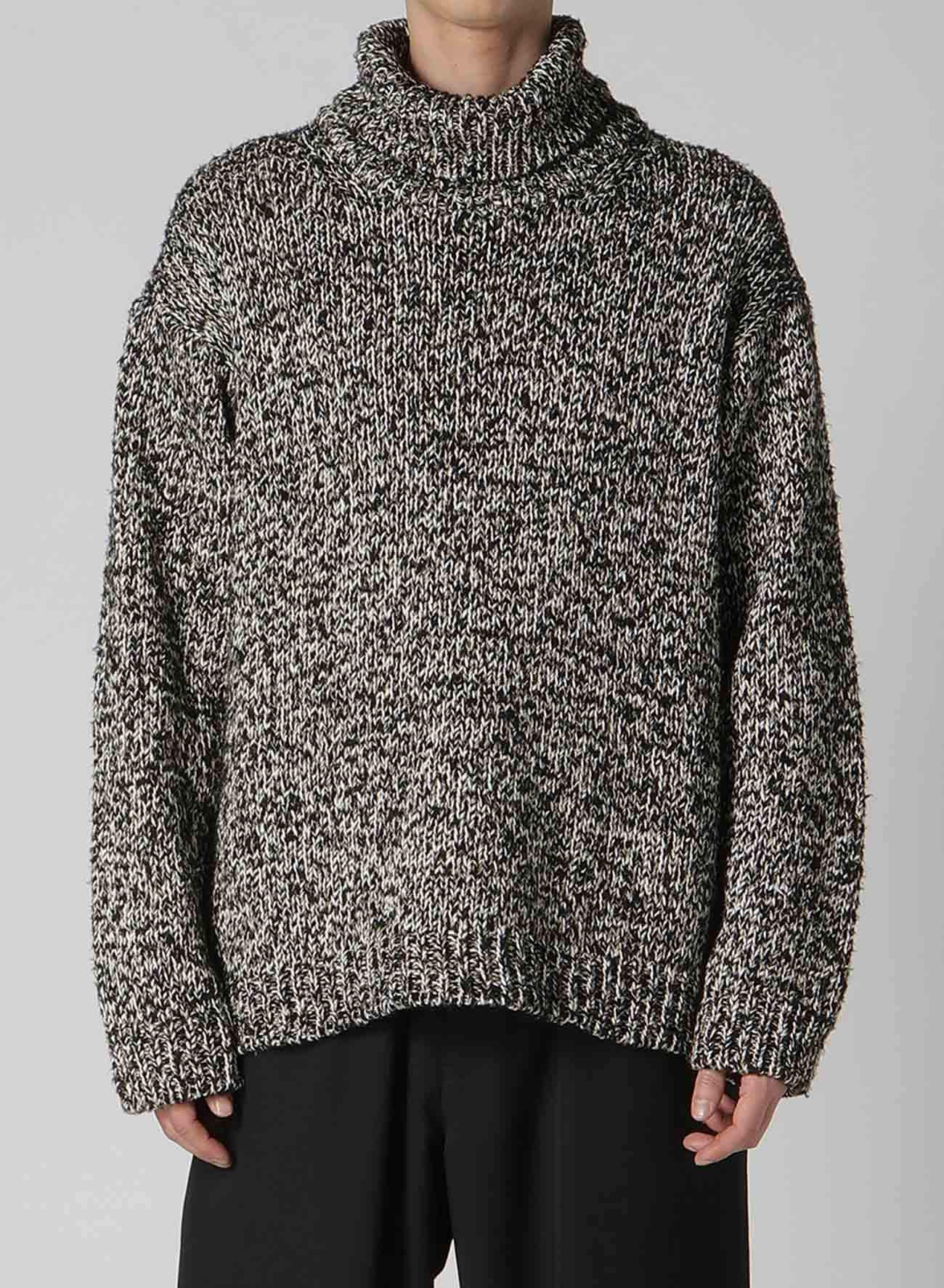 3G PLAIN STITCH TURTLE NECK KNIT