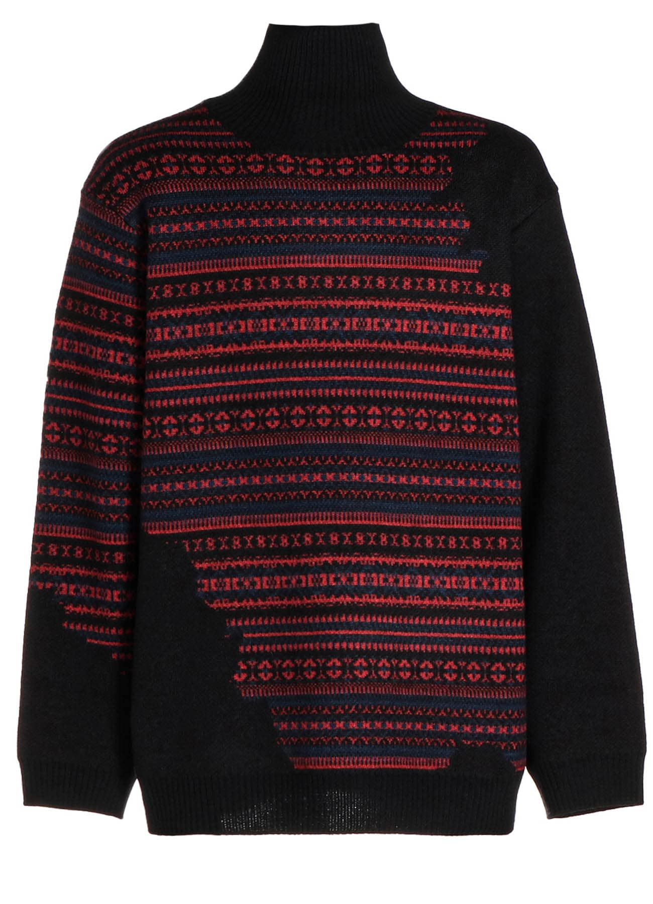 WORMHOLE HIGH NECK KNIT