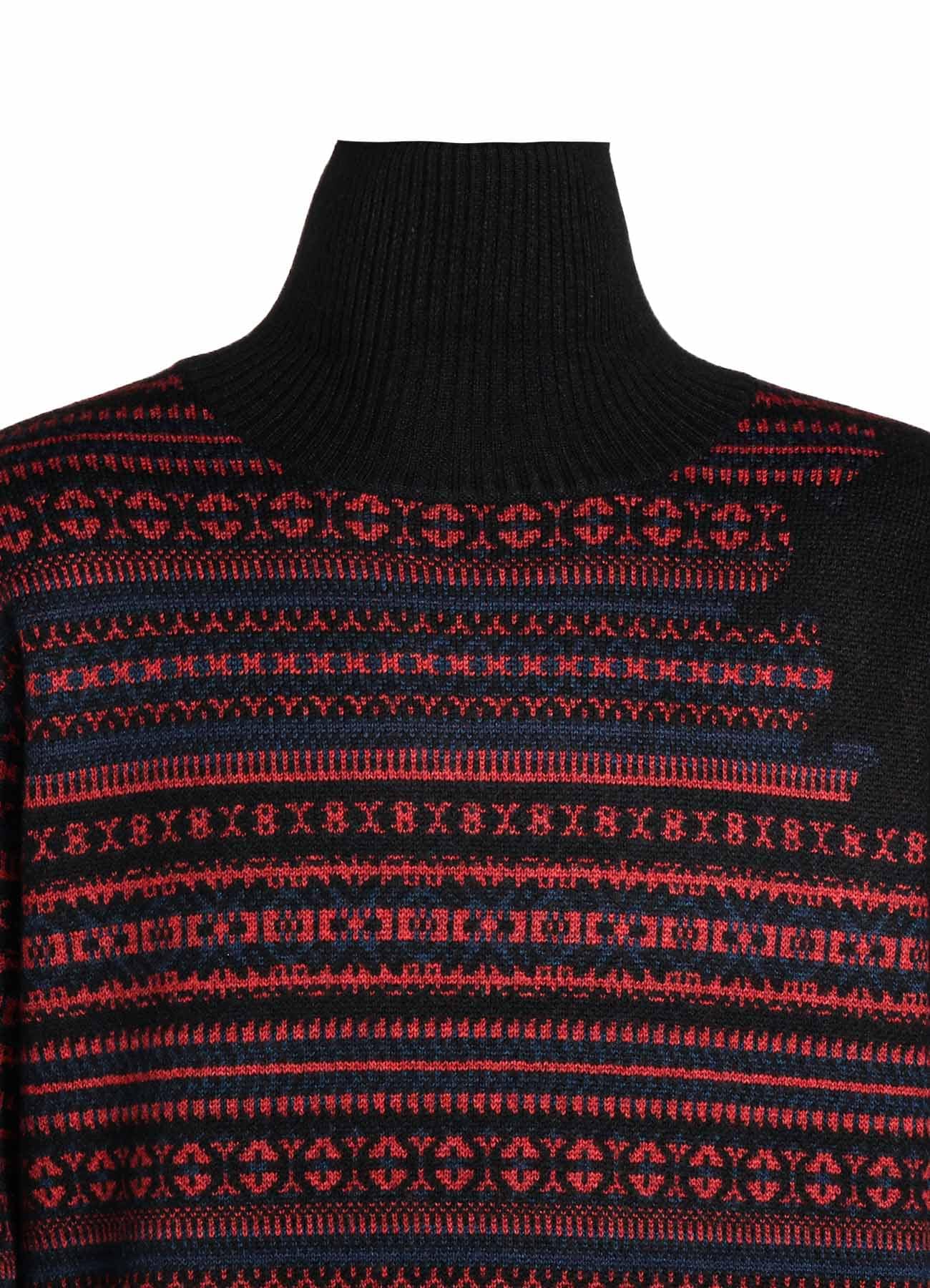 WORMHOLE HIGH NECK KNIT