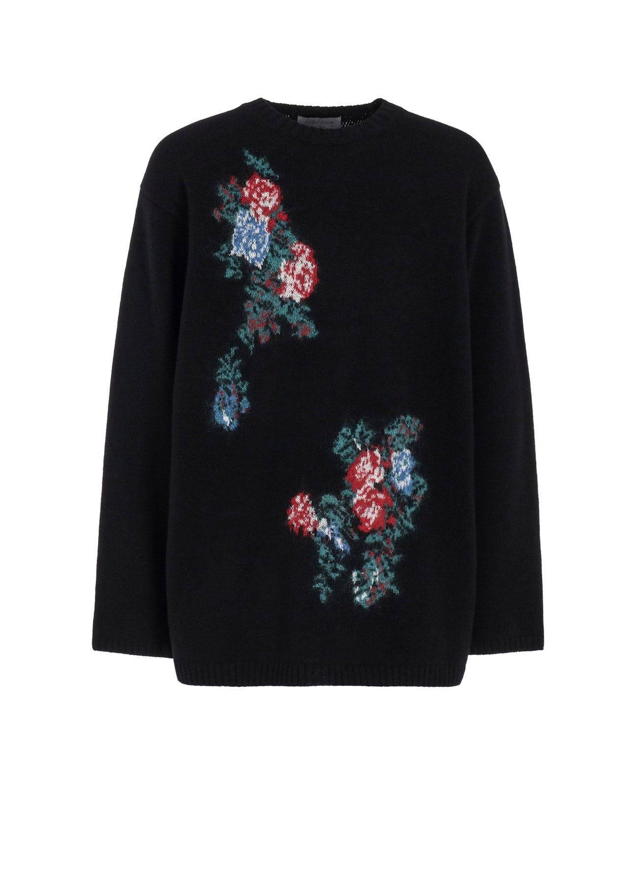 【11/13 10:00 Release】FLOWER DESIGNED ROUND NECK KNIT