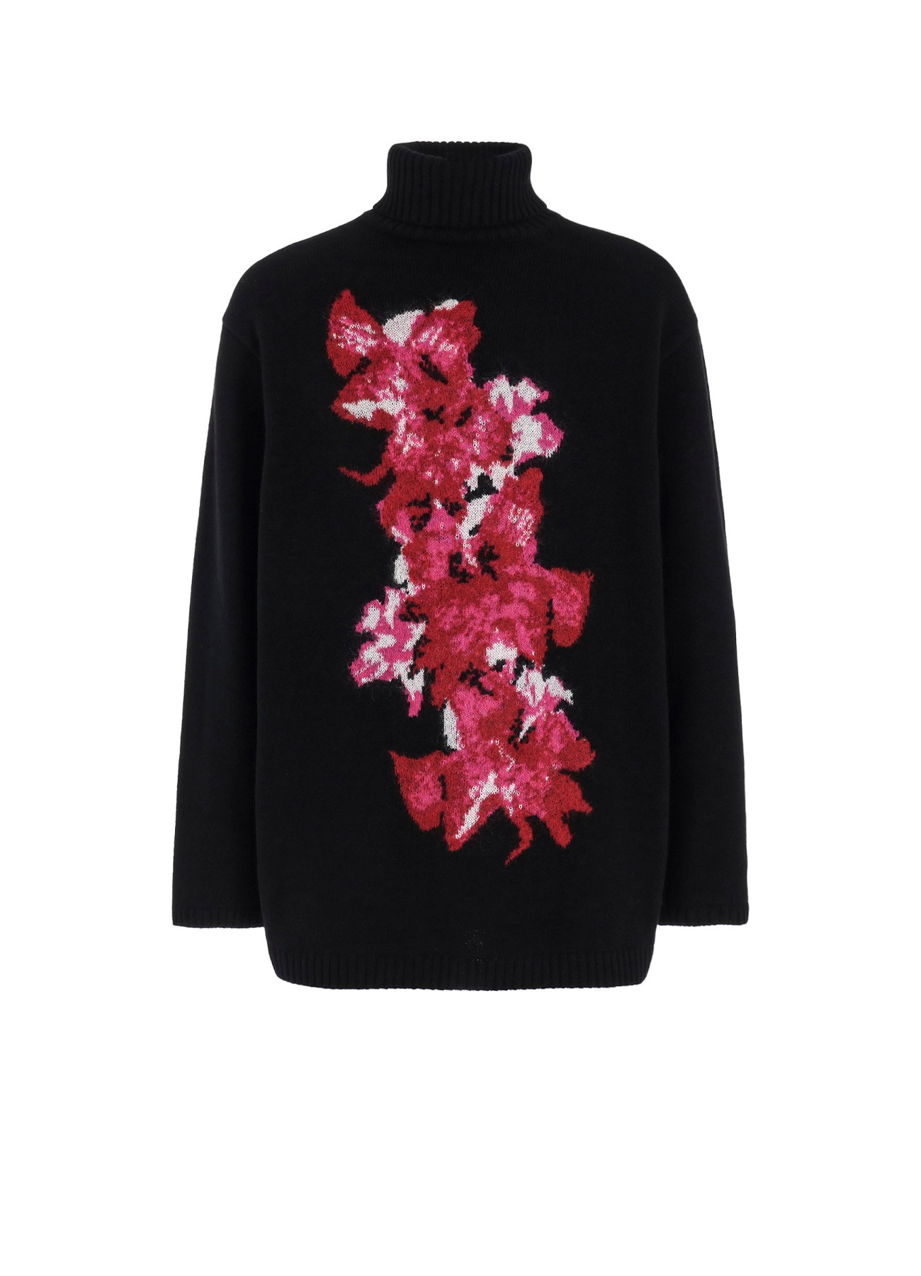 【11/13 10:00 Release】FLOWER DESIGNED TURTLE NECK KNIT