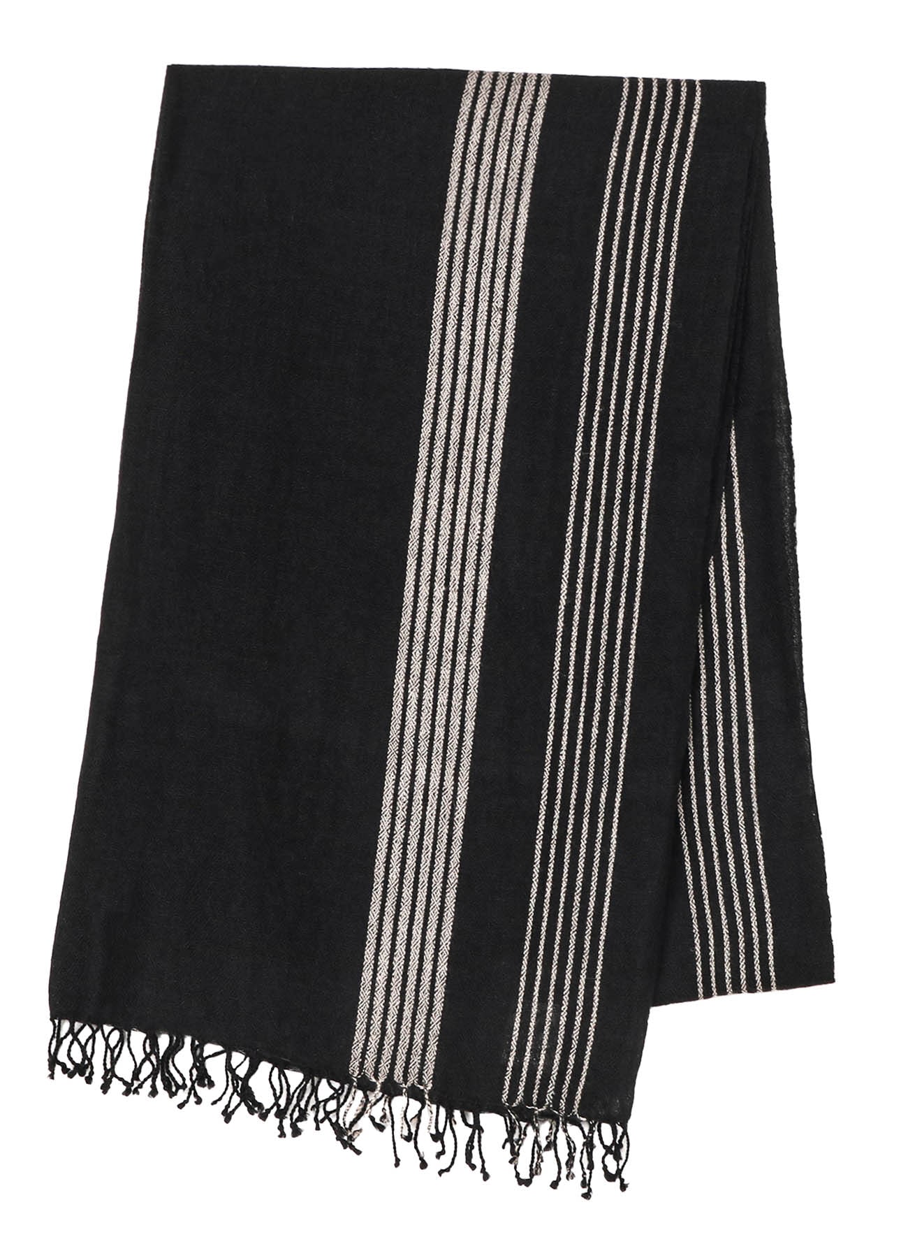 CASHMERE D JQ STRIPE SCARF