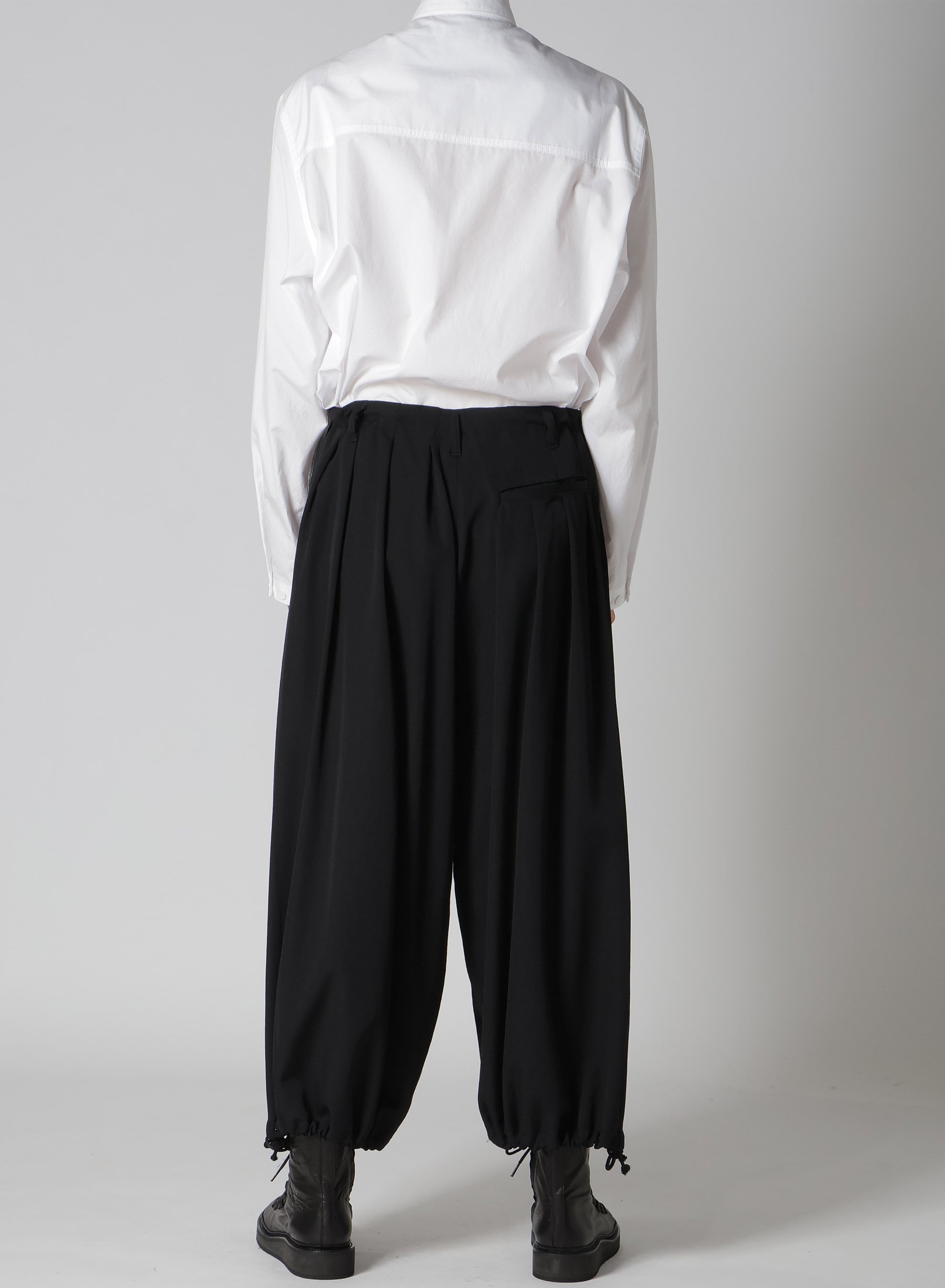 WOOL GABARDINE STANDARD BALLON PANTS