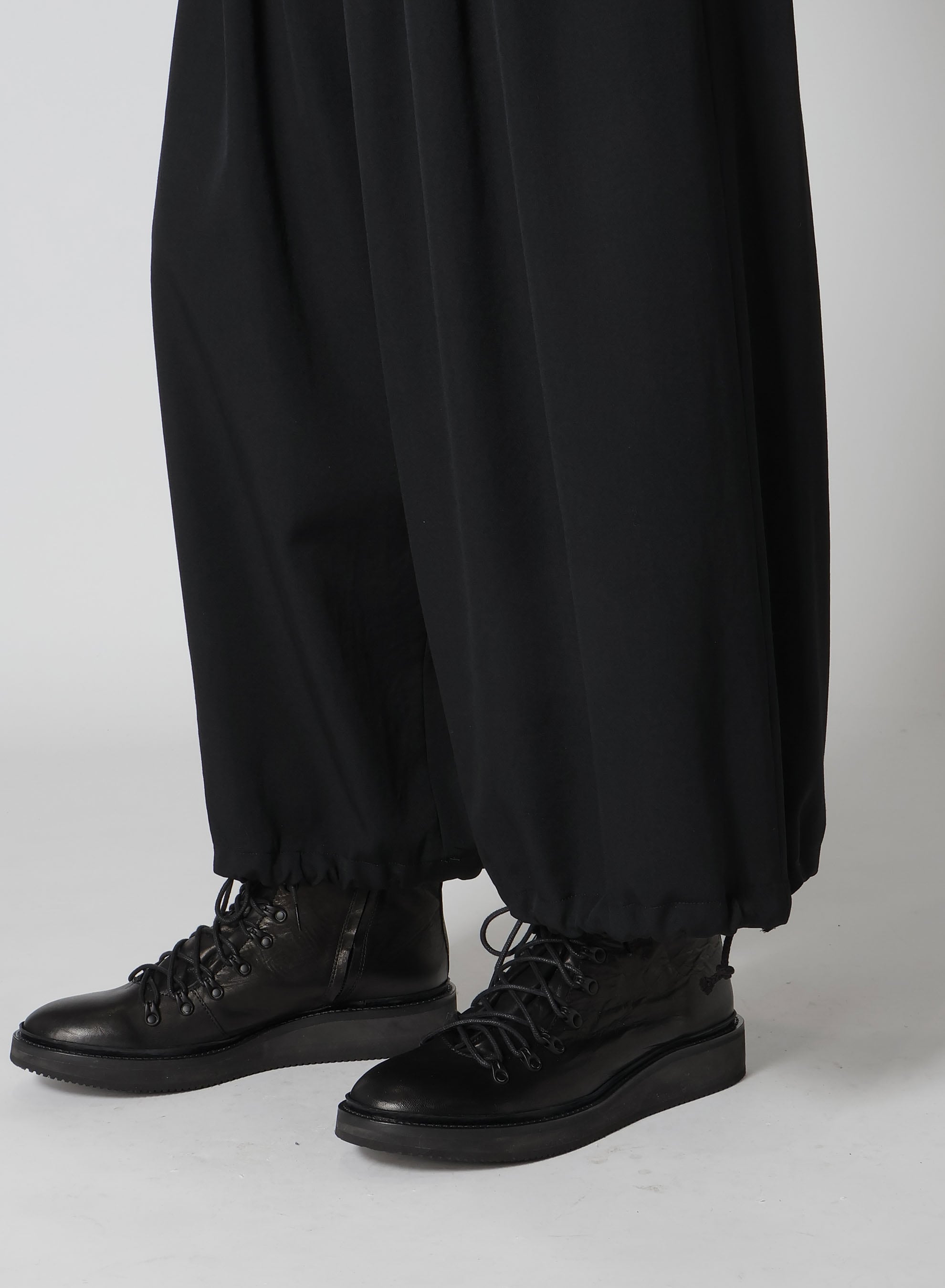 WOOL GABARDINE STANDARD BALLON PANTS