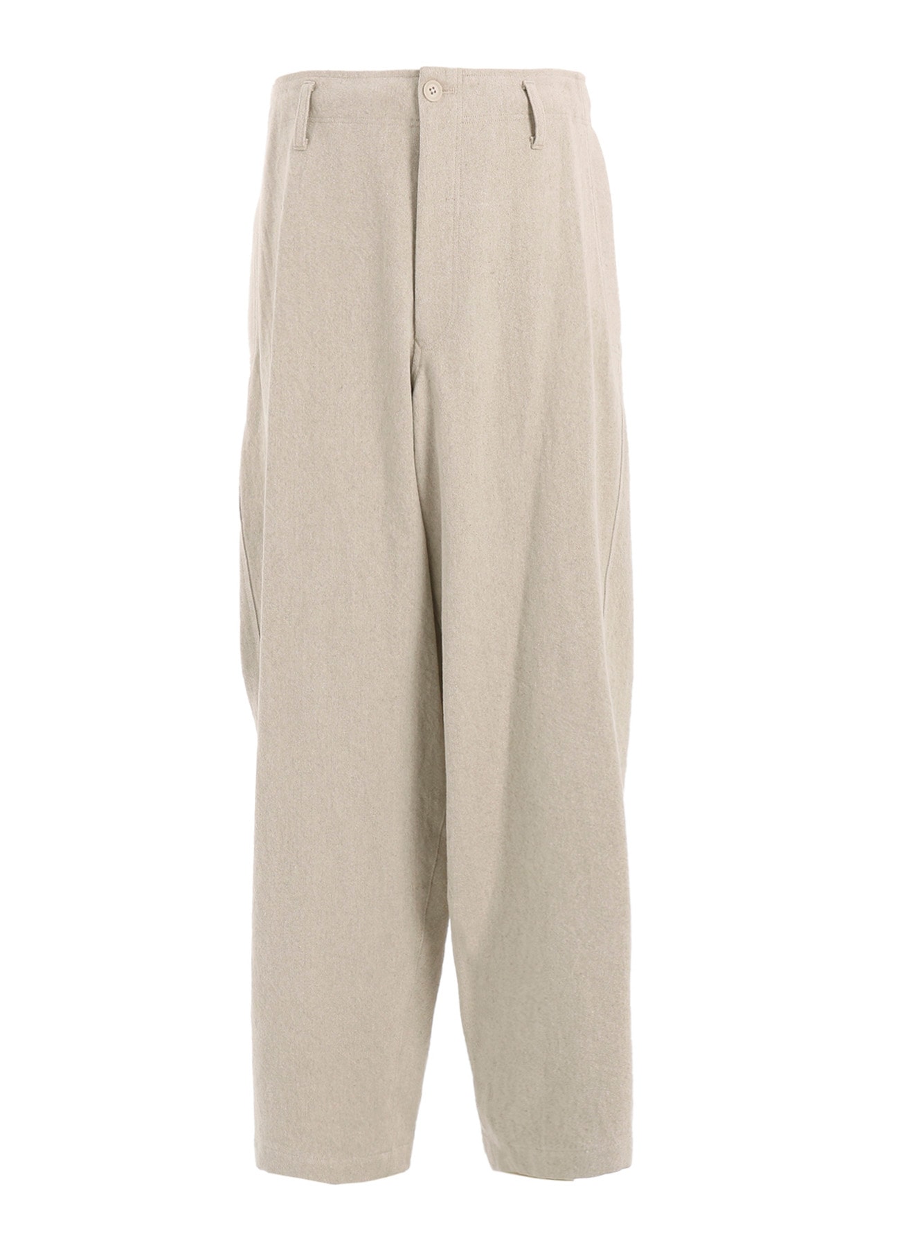 COTTON LINEN GABARDINE 3 STITCHES WORK PANTS