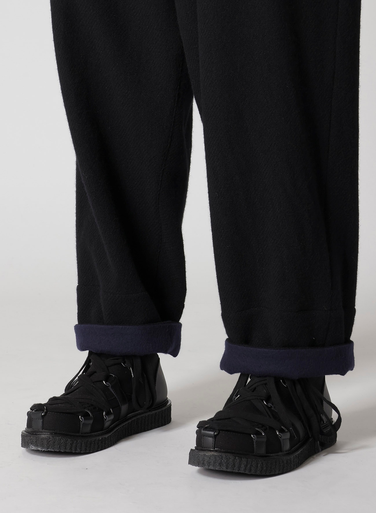 【10/16 10:00 Release】BRITISH WOOL HEM FACING PANTS