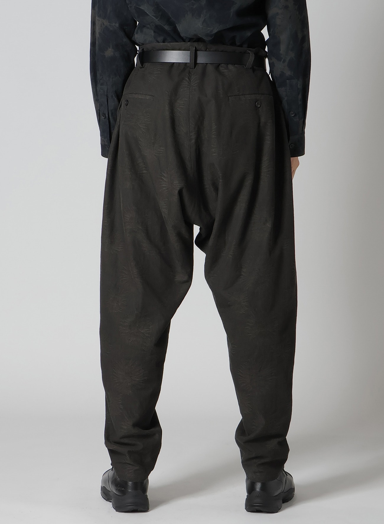 DUNGAREE JQ BLACK SLIM SAROUEL PANTS