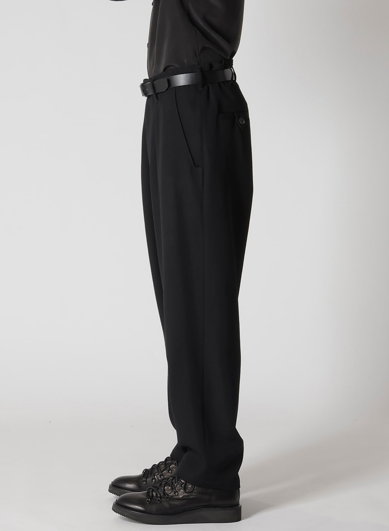 ARMY GABARDINE BACK LOOP TAB PANTS