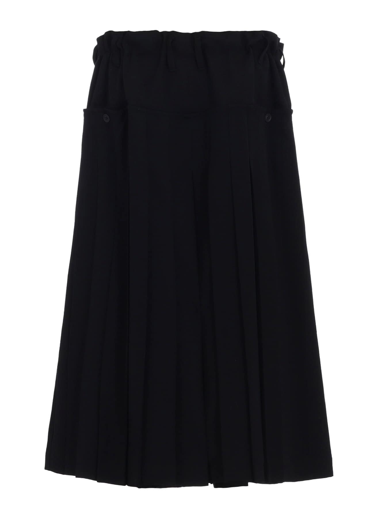 ARMY GABARDINE PLEATS SKIRT PANTS