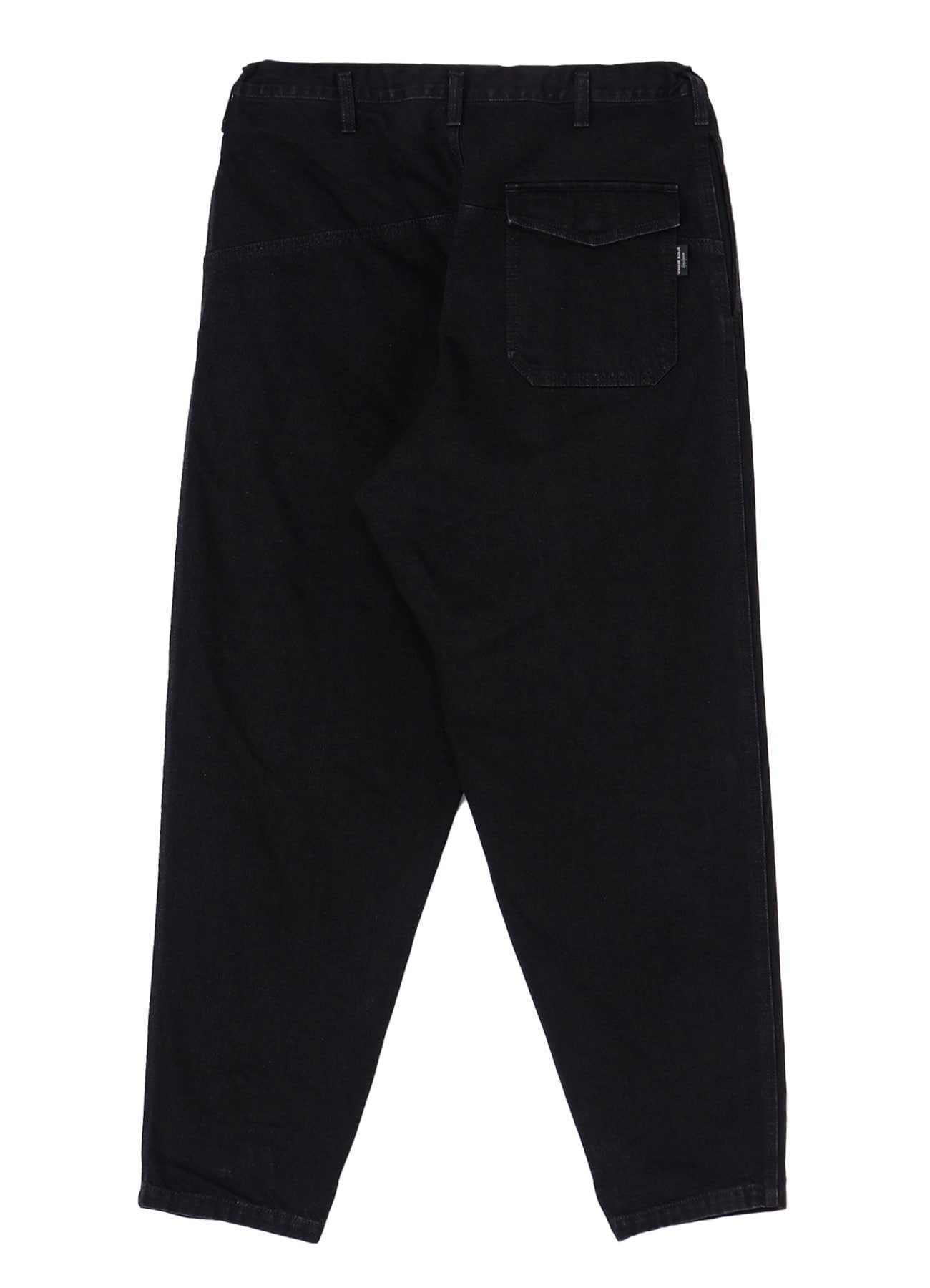 BLACK SCANDAL BK DENIM NO TUCK WORK PANTS