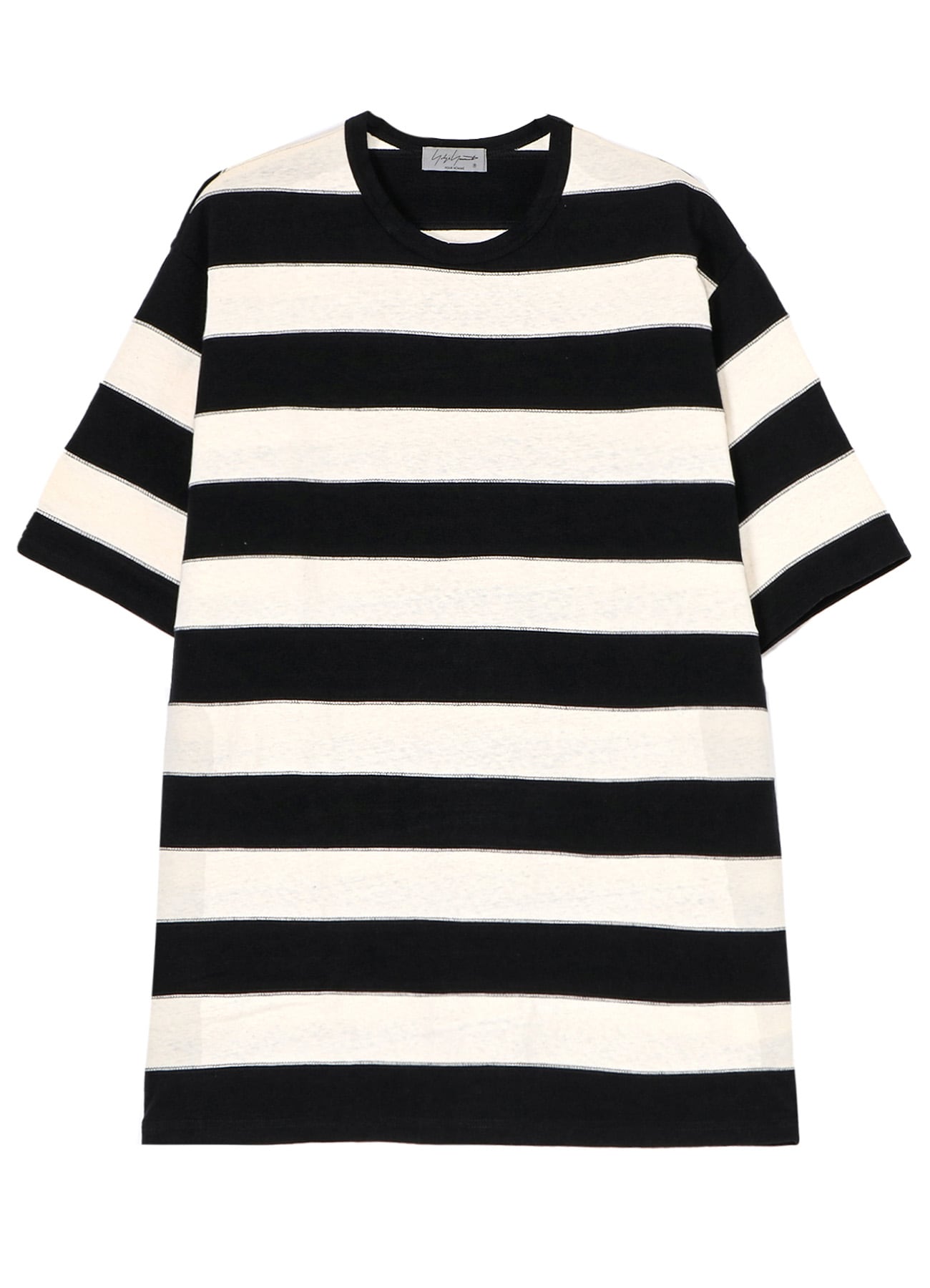 19/1 PLAIN STITCH STRIPE SHORT SLEEVE