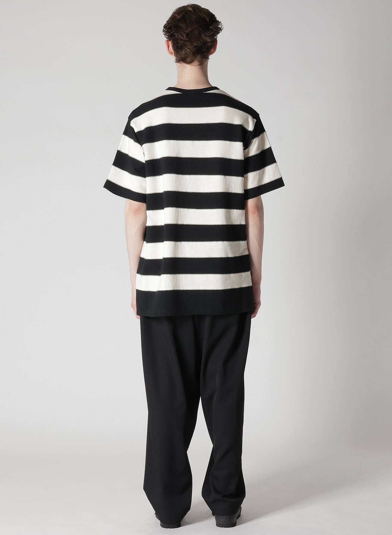 19/1 PLAIN STITCH STRIPE SHORT SLEEVE