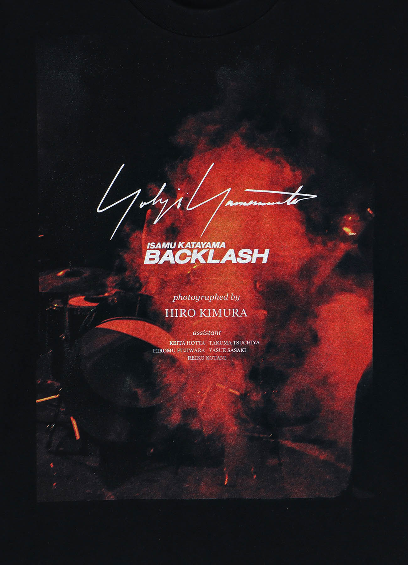 【7/23 10:00 Release】Yohji Yamamoto X BACKLASH PHOTOGRAPH T-SHIRT