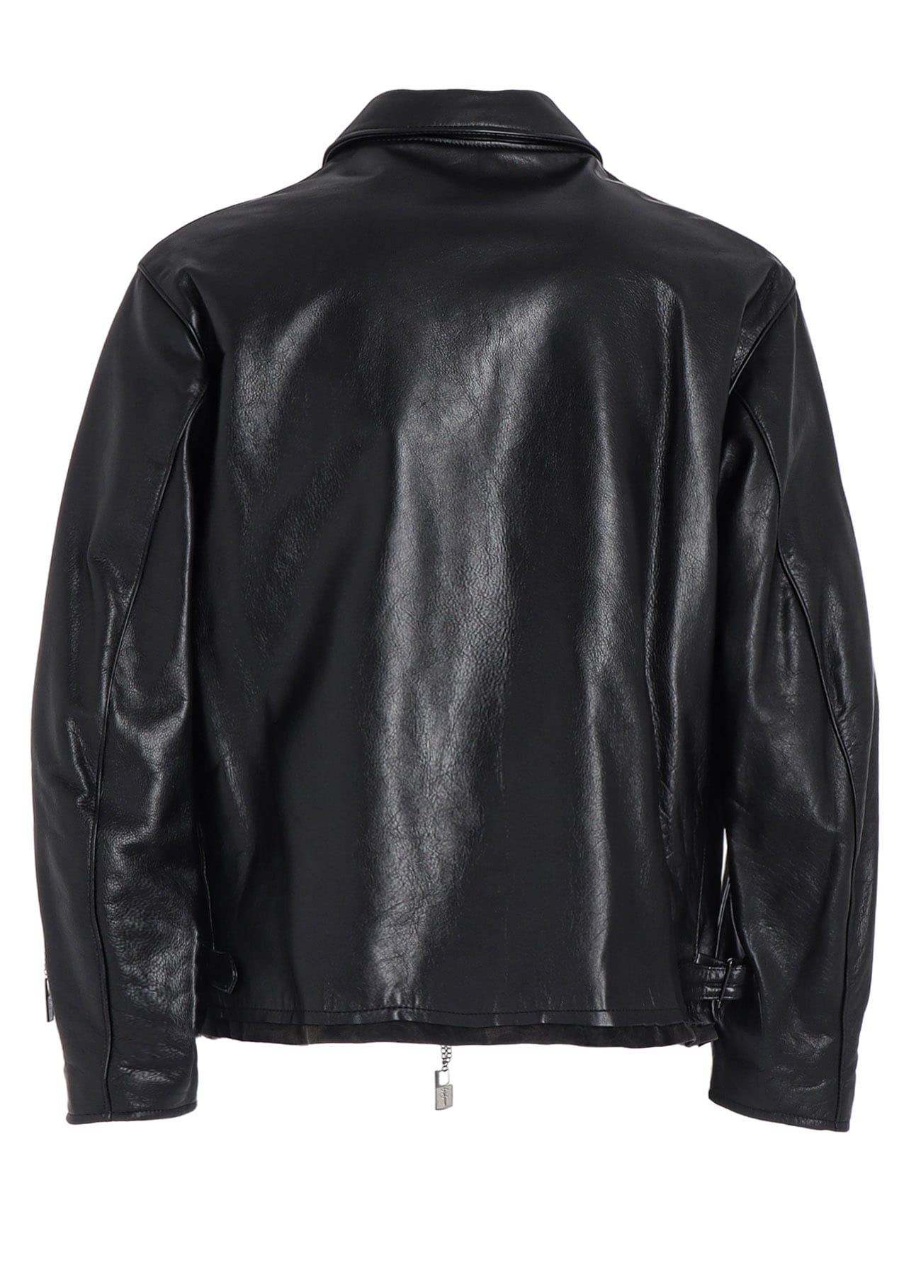 COW/DRUM LEATHER CUT OFF BLOUSON