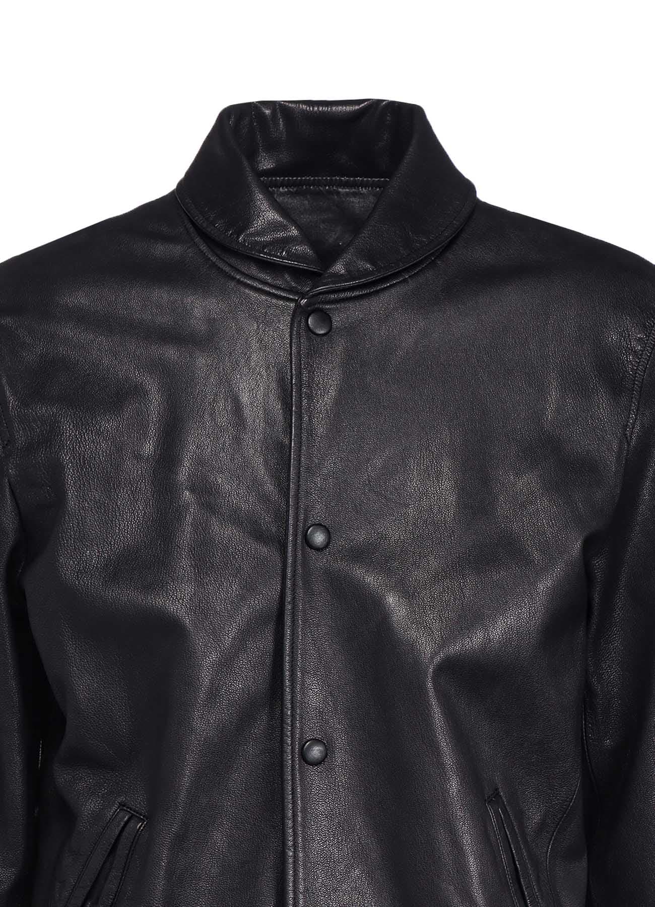 BACKLASH GOAT LEATHER COLLEGE JACKET