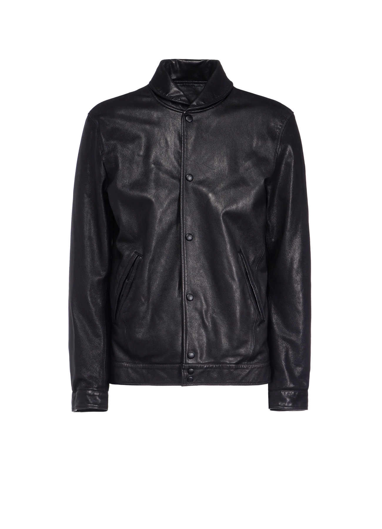 BACKLASH GOAT LEATHER COLLEGE JACKET