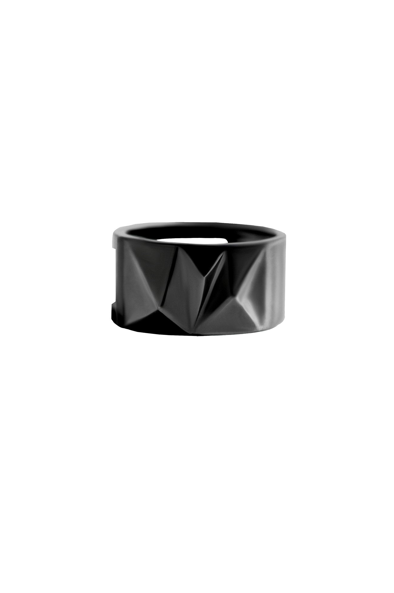 【1/11 10:00 Release】SV925/BKRUTH BUMPY RING/BLACK