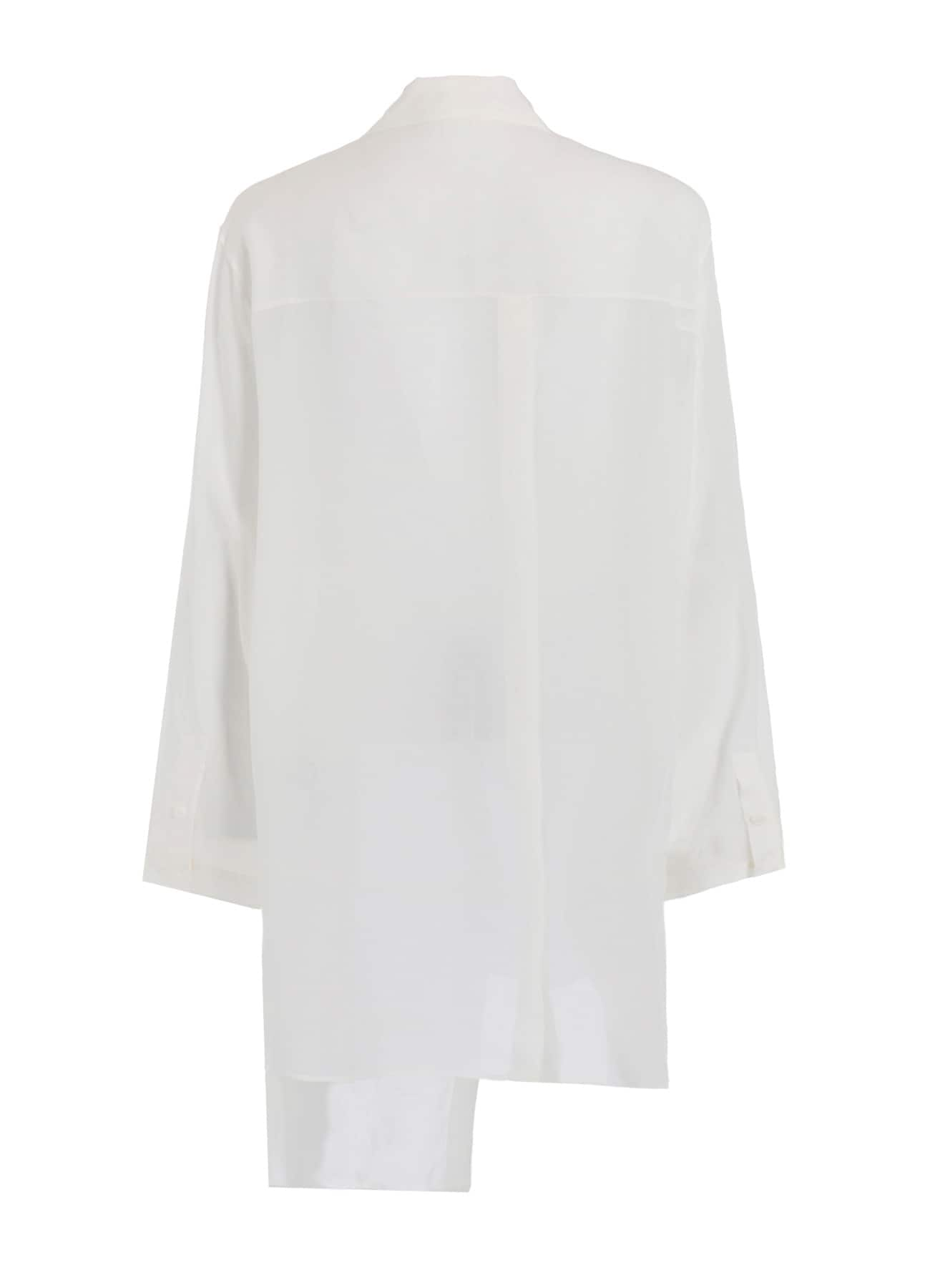 【1/11 10:00 Release】60 CELLULOSE LOAN UNBALANCED COLLAR BLOUSE