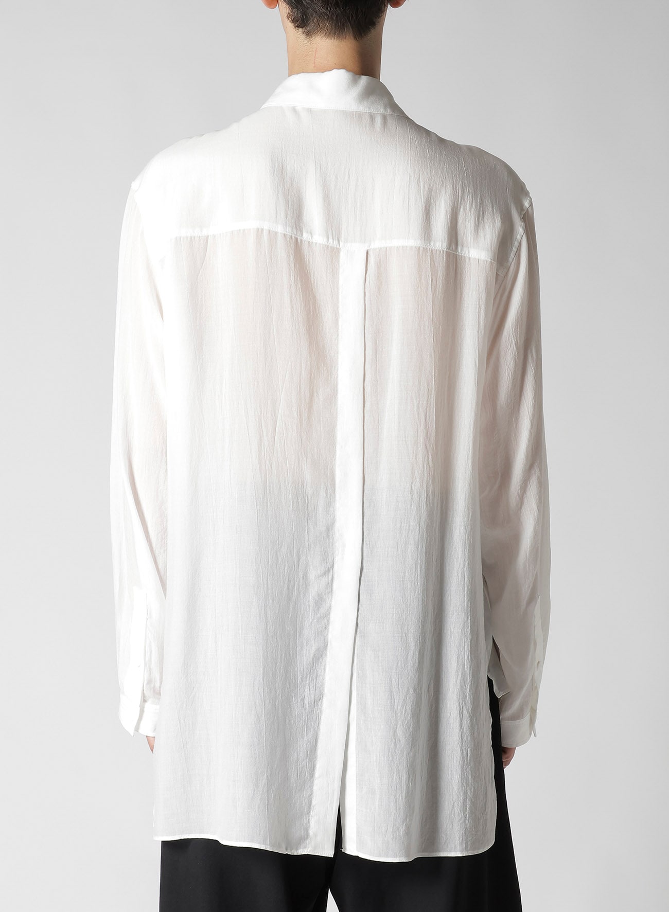 【1/11 10:00 Release】60 CELLULOSE LOAN UNBALANCED COLLAR BLOUSE