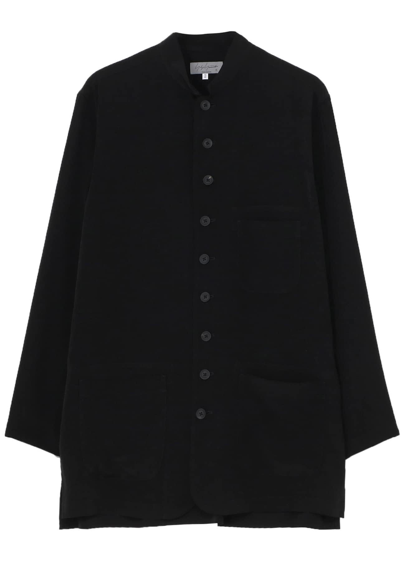 TA TUXEDO STAND COLLAR SHIRT JACKET
