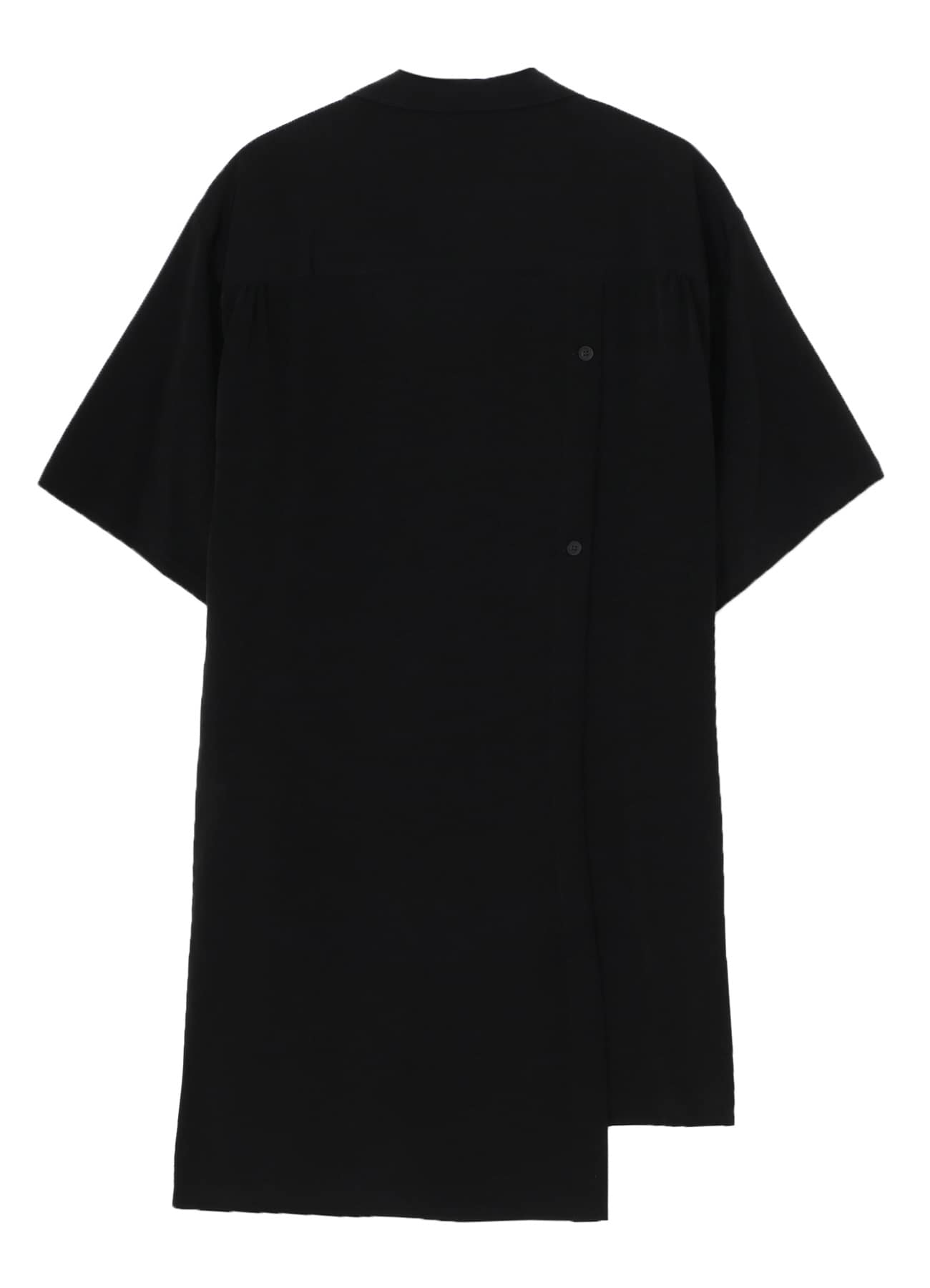 TA TUXEDO LAYERED SHORT SLEEVE BLOUSE