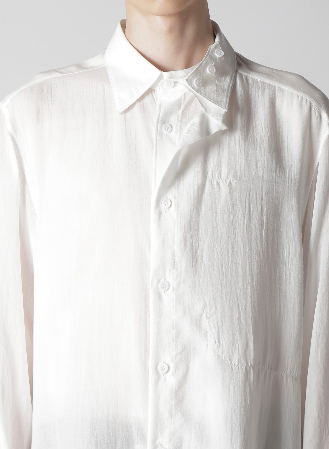 【1/11 10:00 Release】60 CELLULOSE LOAN L DOUBLE LAYERED BLOUSE