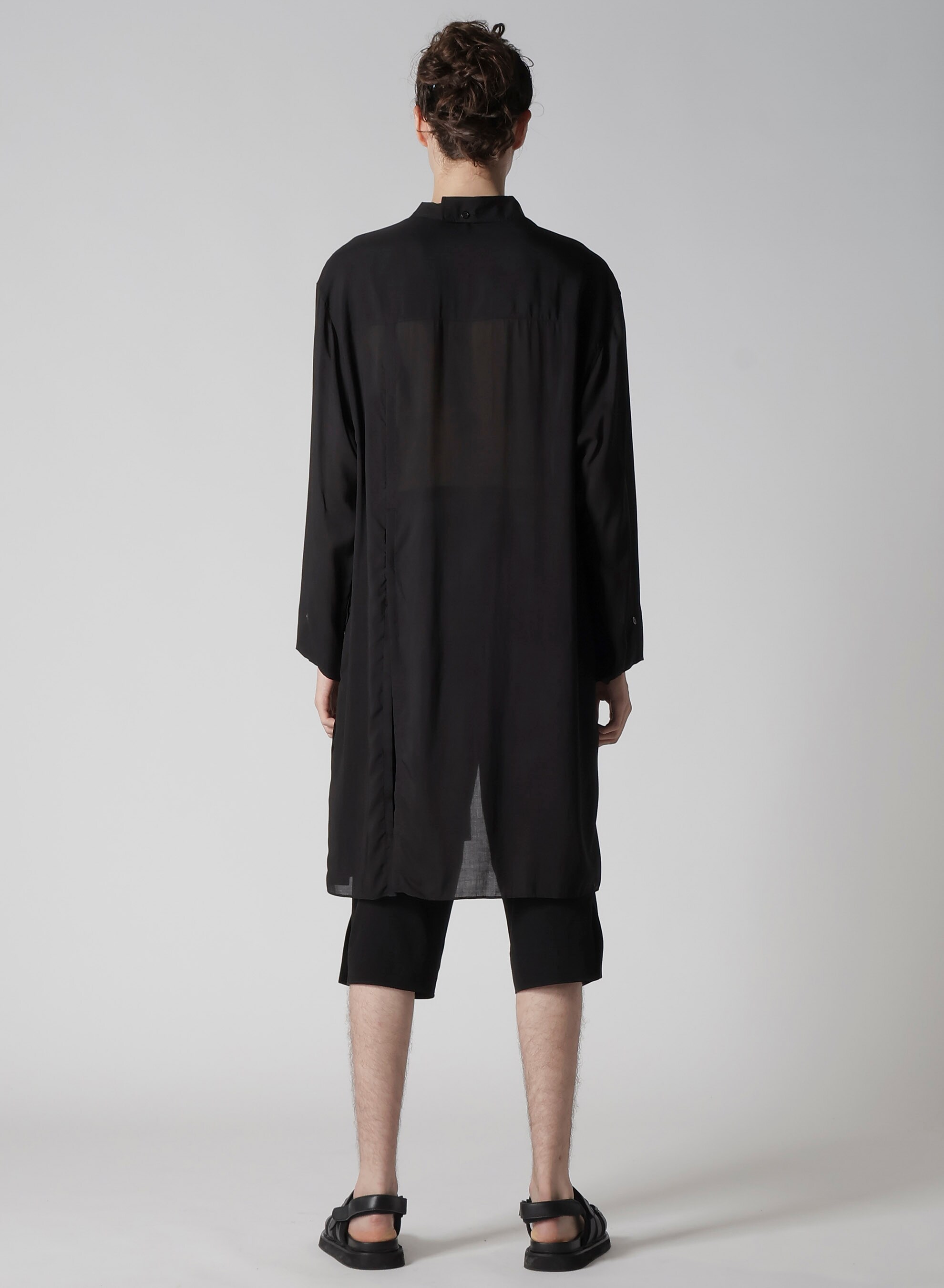 80 MODAL LOAN ASYMMETRY STAND BLOUSE