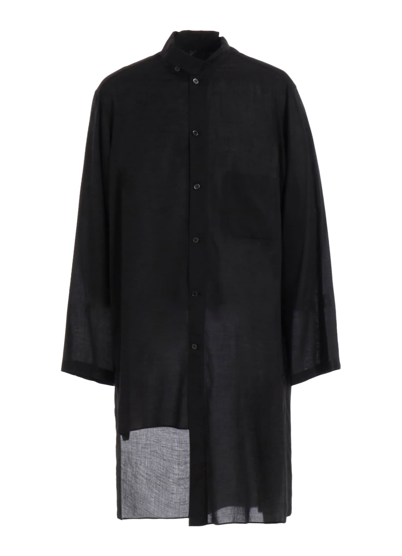 80 MODAL LOAN ASYMMETRY STAND BLOUSE