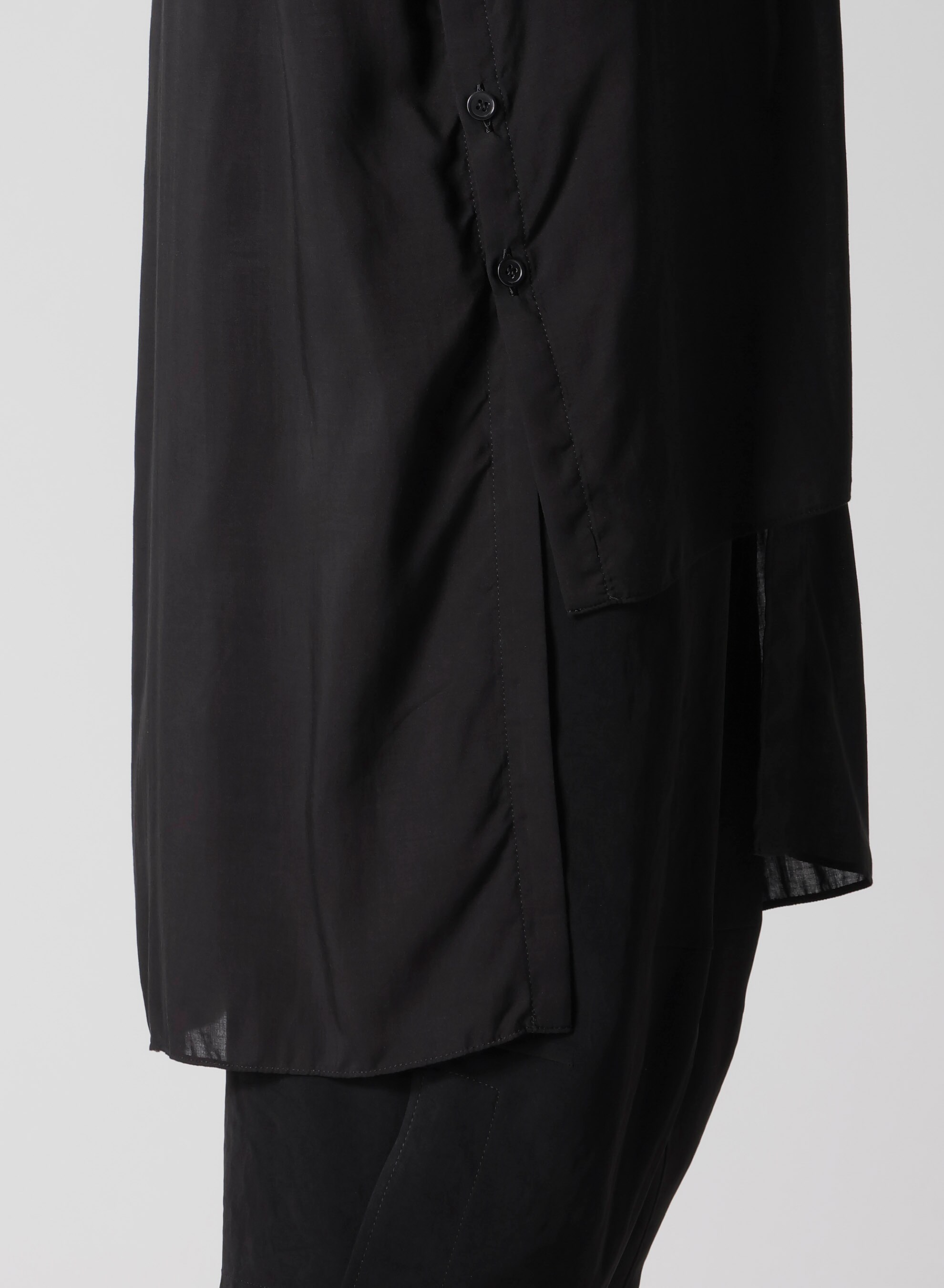 80 MODAL LOAN ASYMMETRY STAND BLOUSE