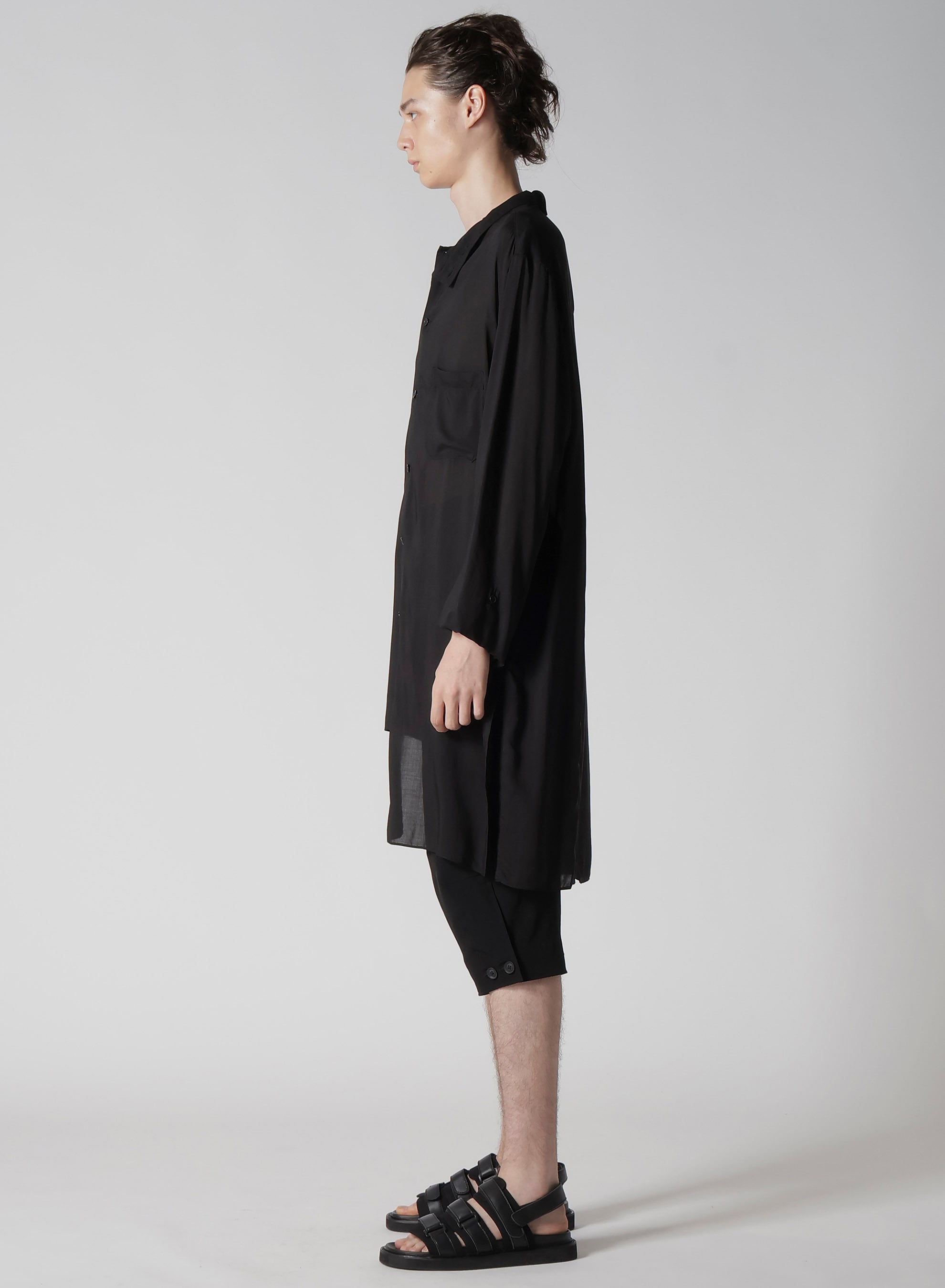 80 MODAL LOAN ASYMMETRY STAND BLOUSE