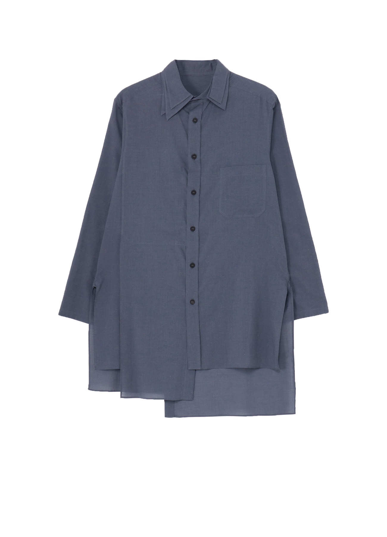 【4/23 10:00 Release】80C/S LOAN DOUBLE LAYER ASYMMETRY BLOUSE