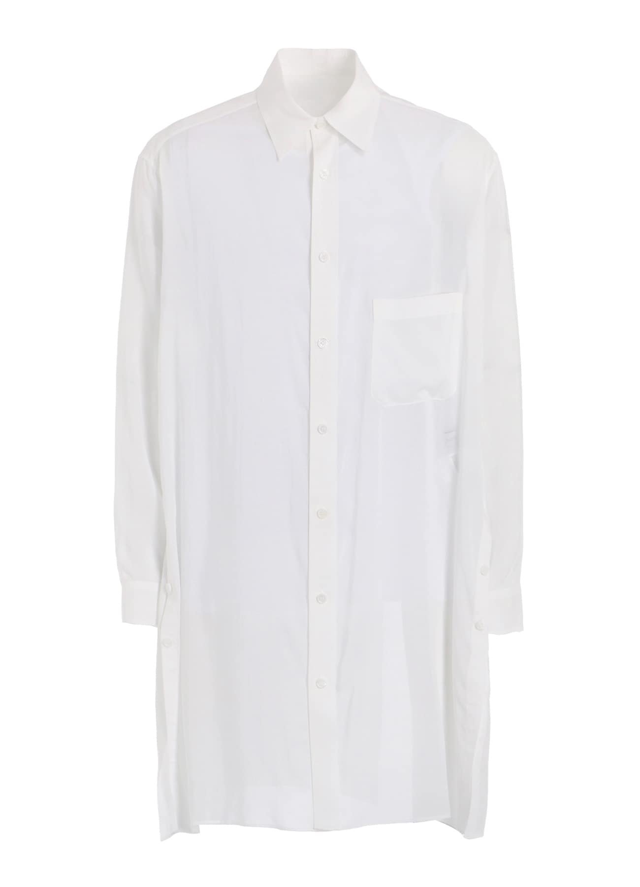 【1/11 10:00 Release】WHITE 80 MODAL LAWN BACK PANELED SLIT BLOUSE