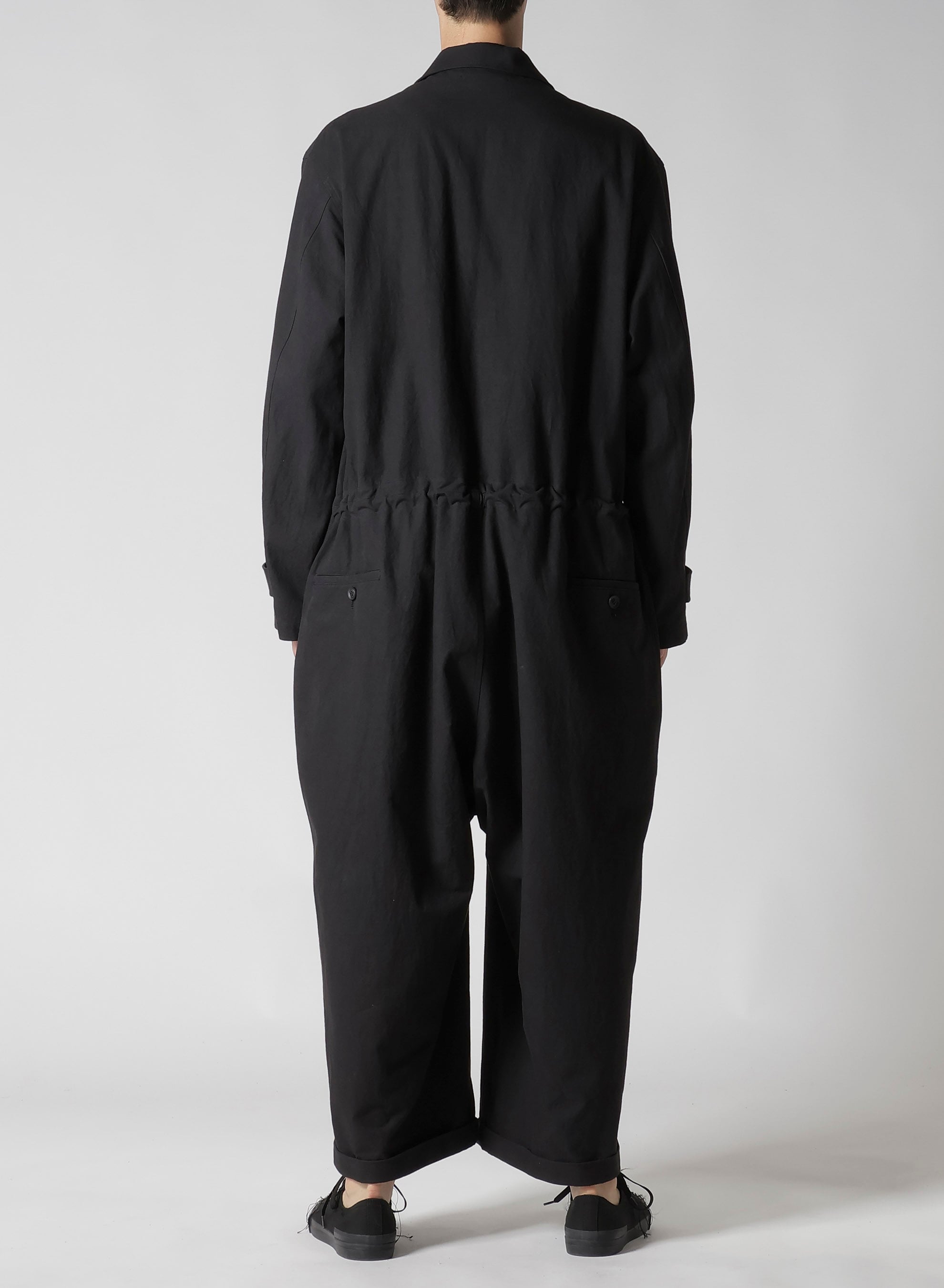 C/ZAZA CLOTH DOUBLE PLACKET JUMPSUIT