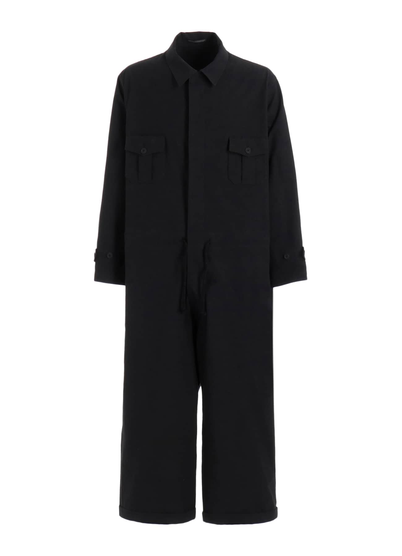 C/ZAZA CLOTH DOUBLE PLACKET JUMPSUIT