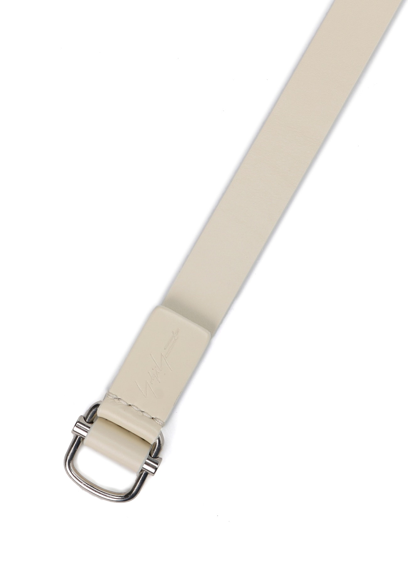 WHITE LEATHER 25MM FREE BELT