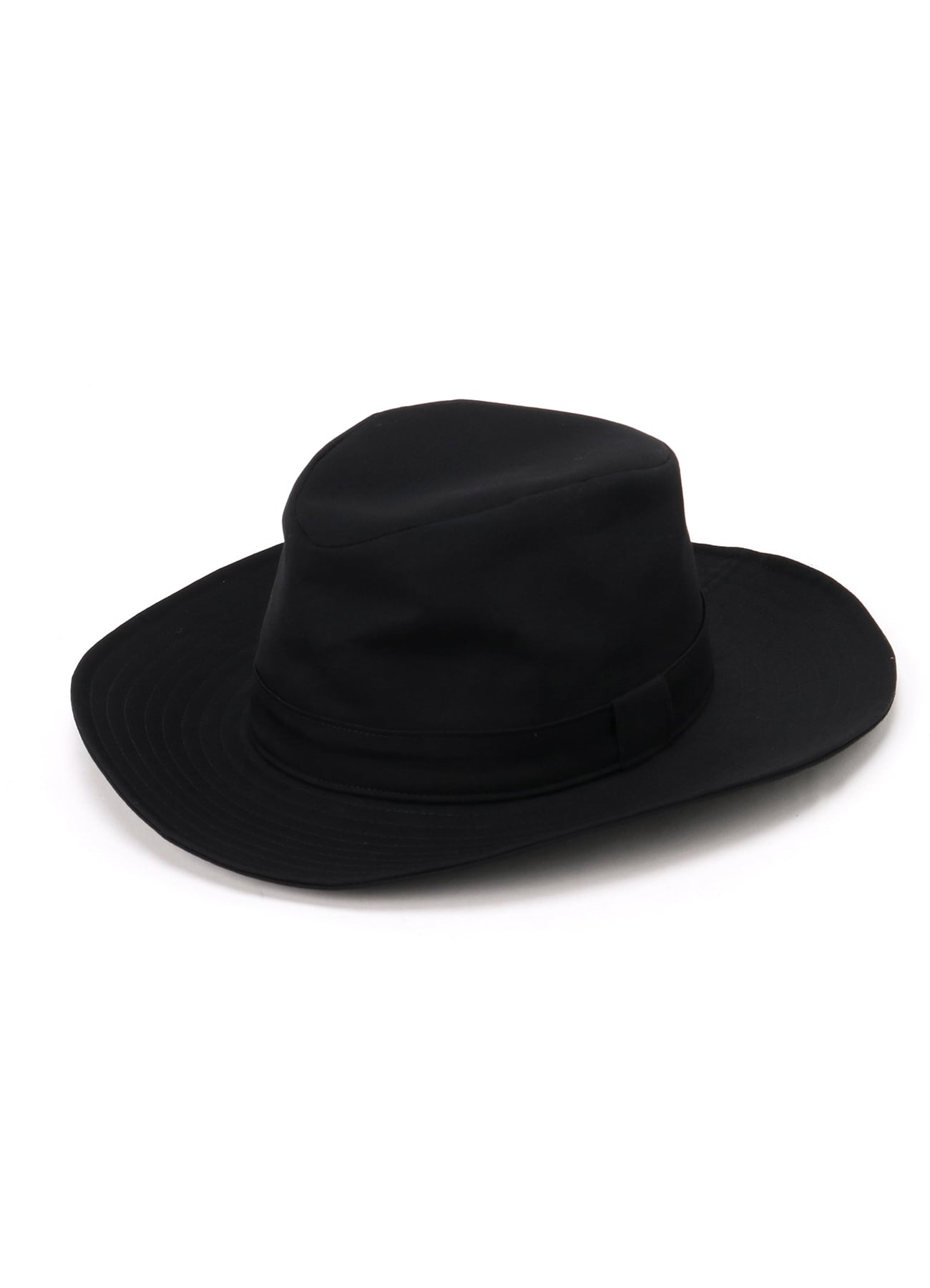 WOOL GABARDINE WIDE MIDDLE BRIM HAT