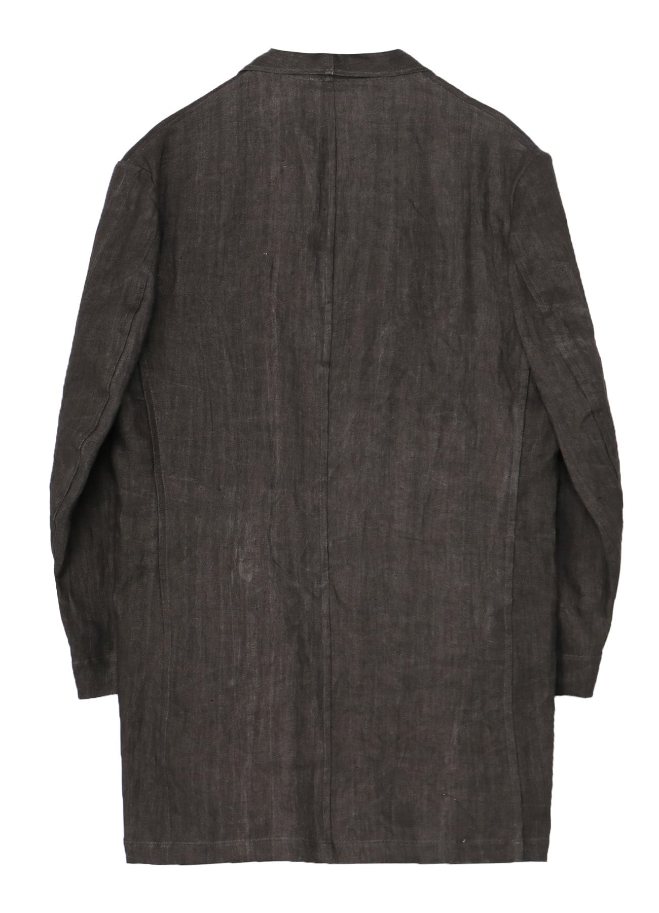 INK DYED TWILL SINGLE LAPEL SWITCHING JACKET