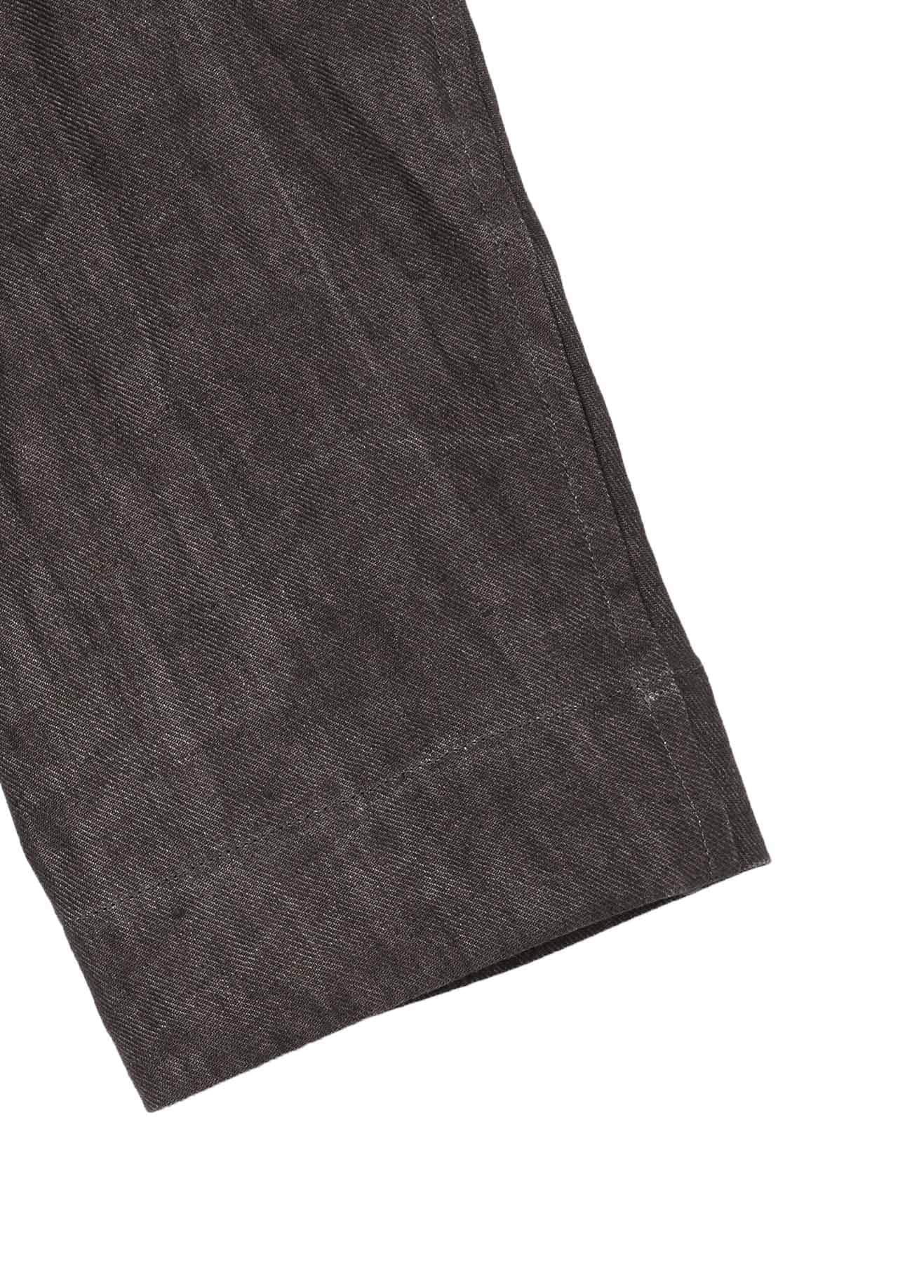 INK DYED TWILL SINGLE LAPEL SWITCHING JACKET