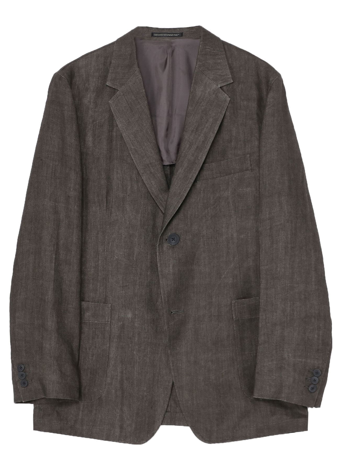 INK DYED TWILL OUT POCKET JACKET
