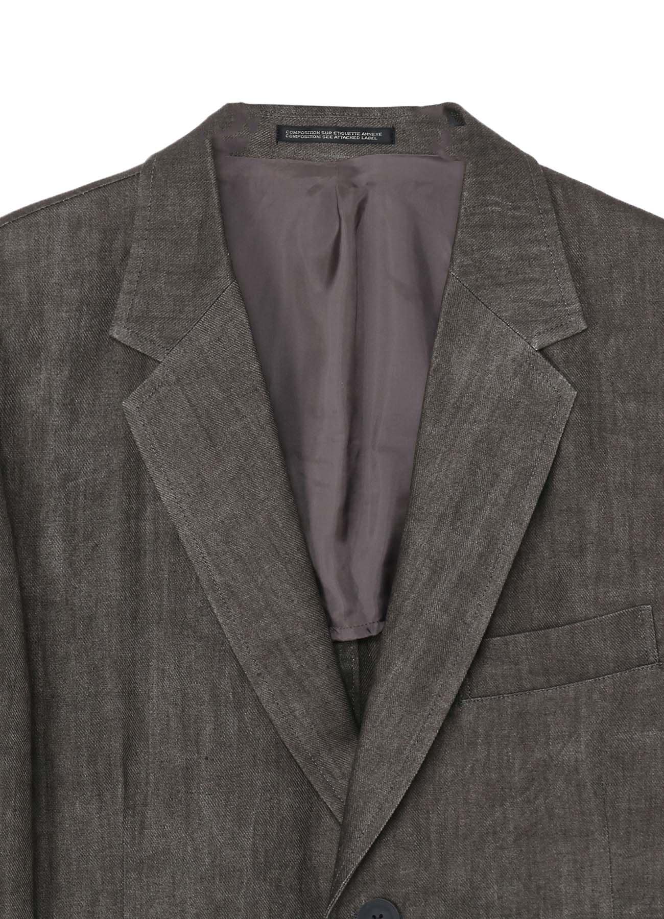 INK DYED TWILL OUT POCKET JACKET