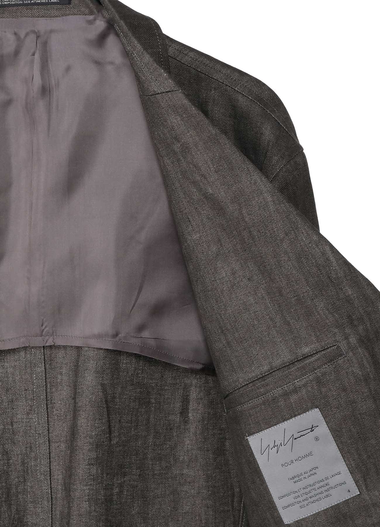 INK DYED TWILL OUT POCKET JACKET