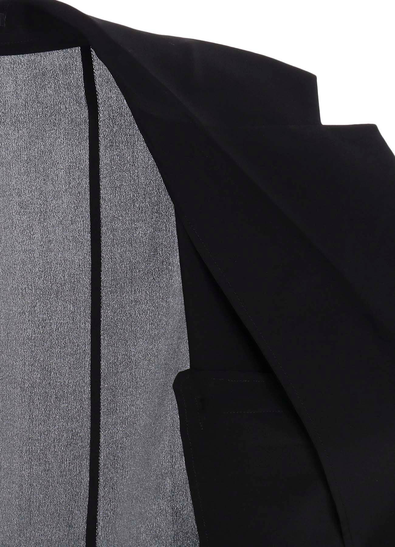 12M SILK DECINE ASYMMETRY BUTTON DETAIL JACKET